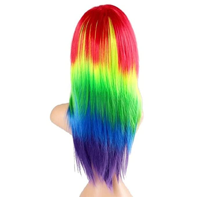 ME & YOU Long Synthetic Hair Wig for Cosplay, Halloween, Costume Parties & Photo Shoots - Perfect for Dressing Up, Themed Events & Festival Celebrations