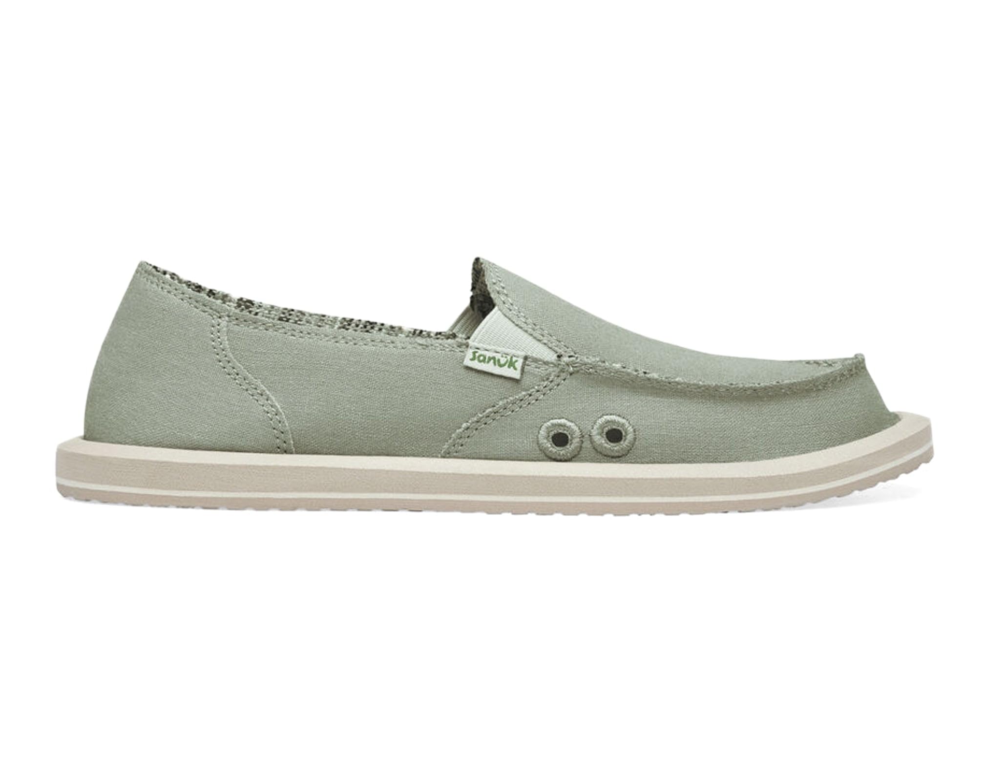 Sanuk Women's Donna Hemp Loafers - Comfortable Slip-On Shoes with Memory Foam Footbed | Casual Walking Shoes for Women | Perfect for Work, Travel & Everyday Wear
