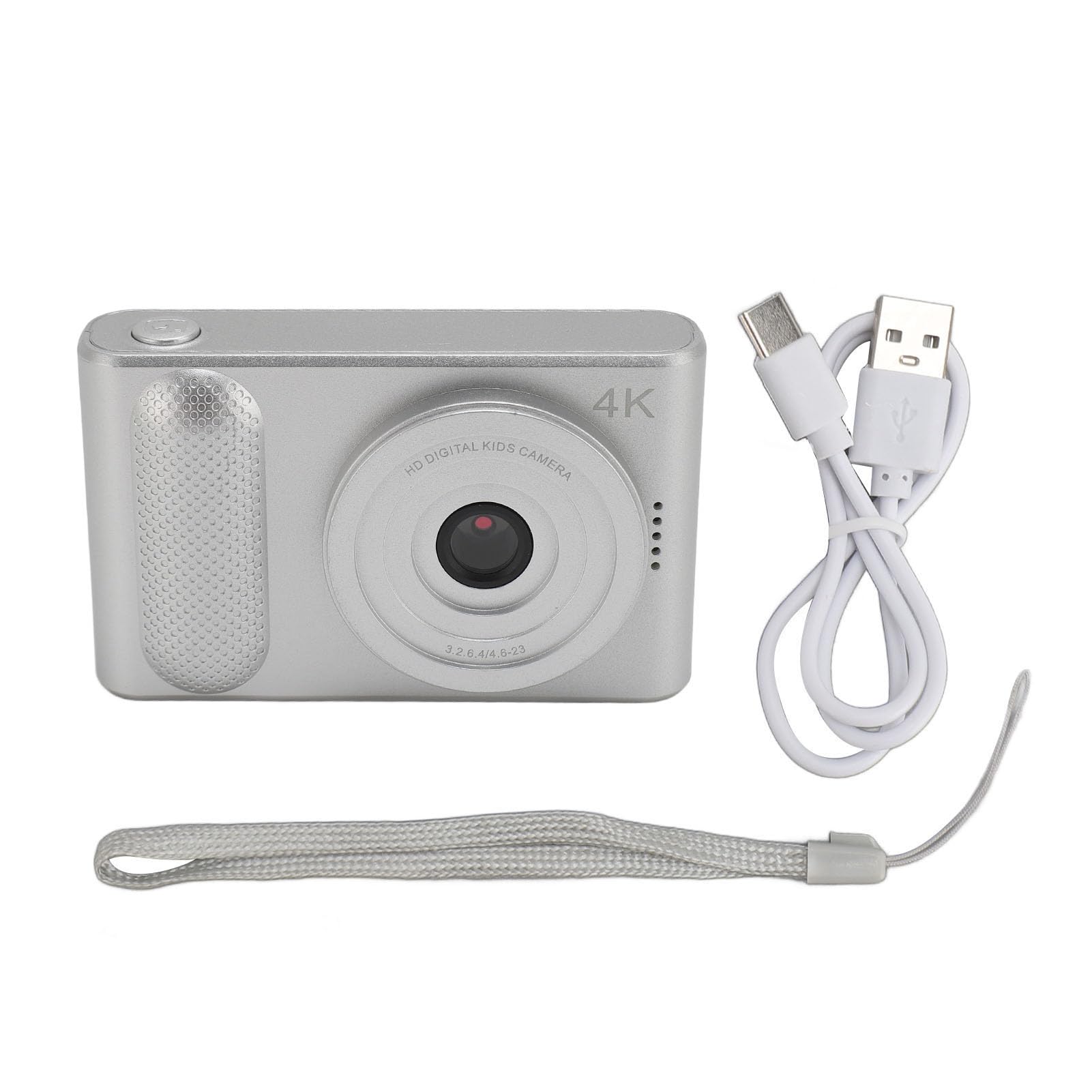 4K 48MP Vlogging Camera with 16x Digital Zoom - Compact Portable Digital Camera for Kids & Beginners, 2.4