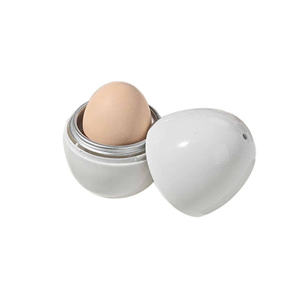 Microwave Egg Cooker - 1 Capacity Egg Boiler for Hard & Soft Boiled Eggs - Quick & Easy Microwave Egg Poacher - Perfect for Breakfast, Keto Diet & Meal Prep