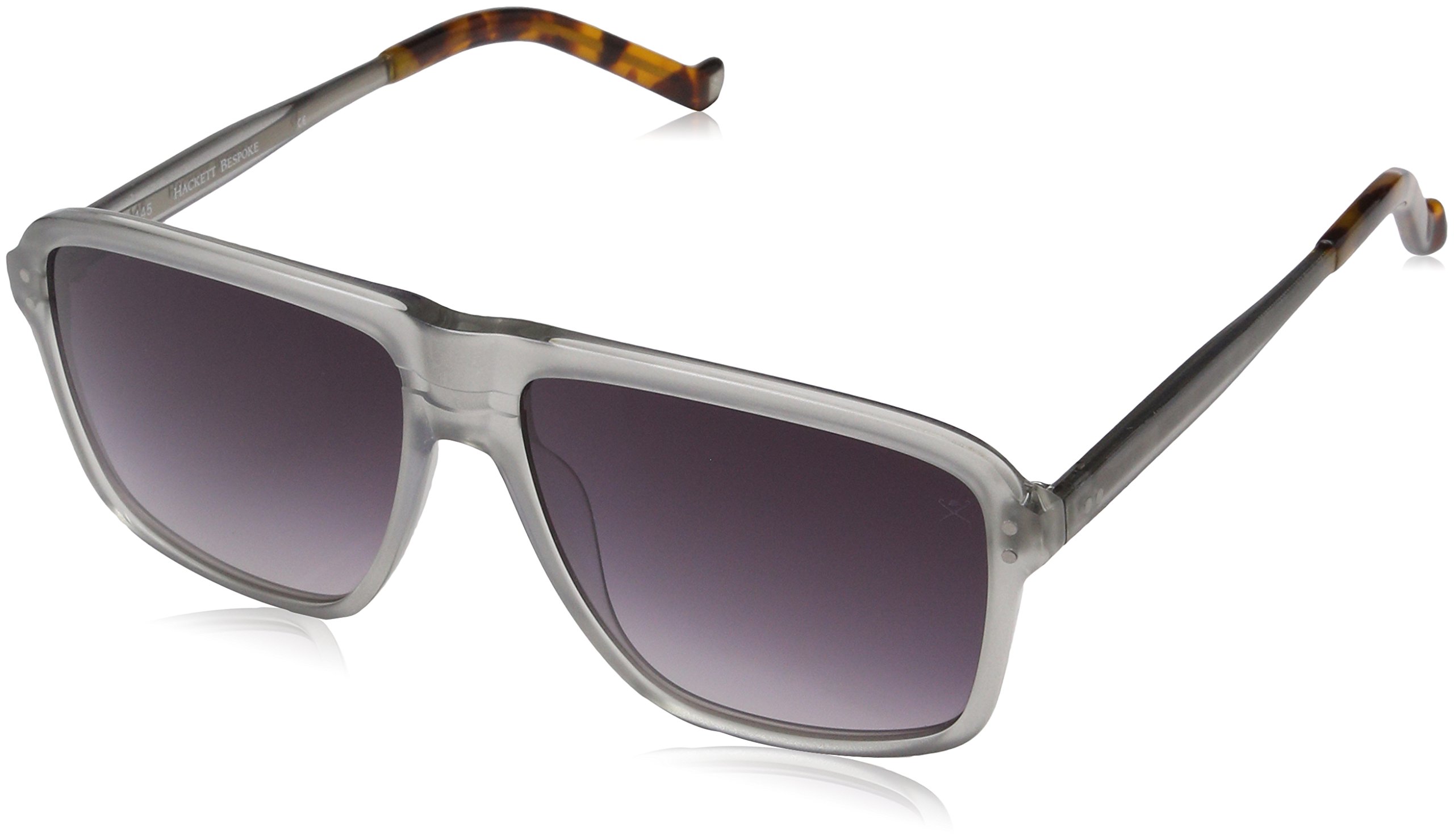 HSB86895057 Polarized Fashion Sunglasses for Men - Hackett Gray Frame, UV Protection & Anti-Glare - Perfect for Driving, Beach & Outdoor Activities