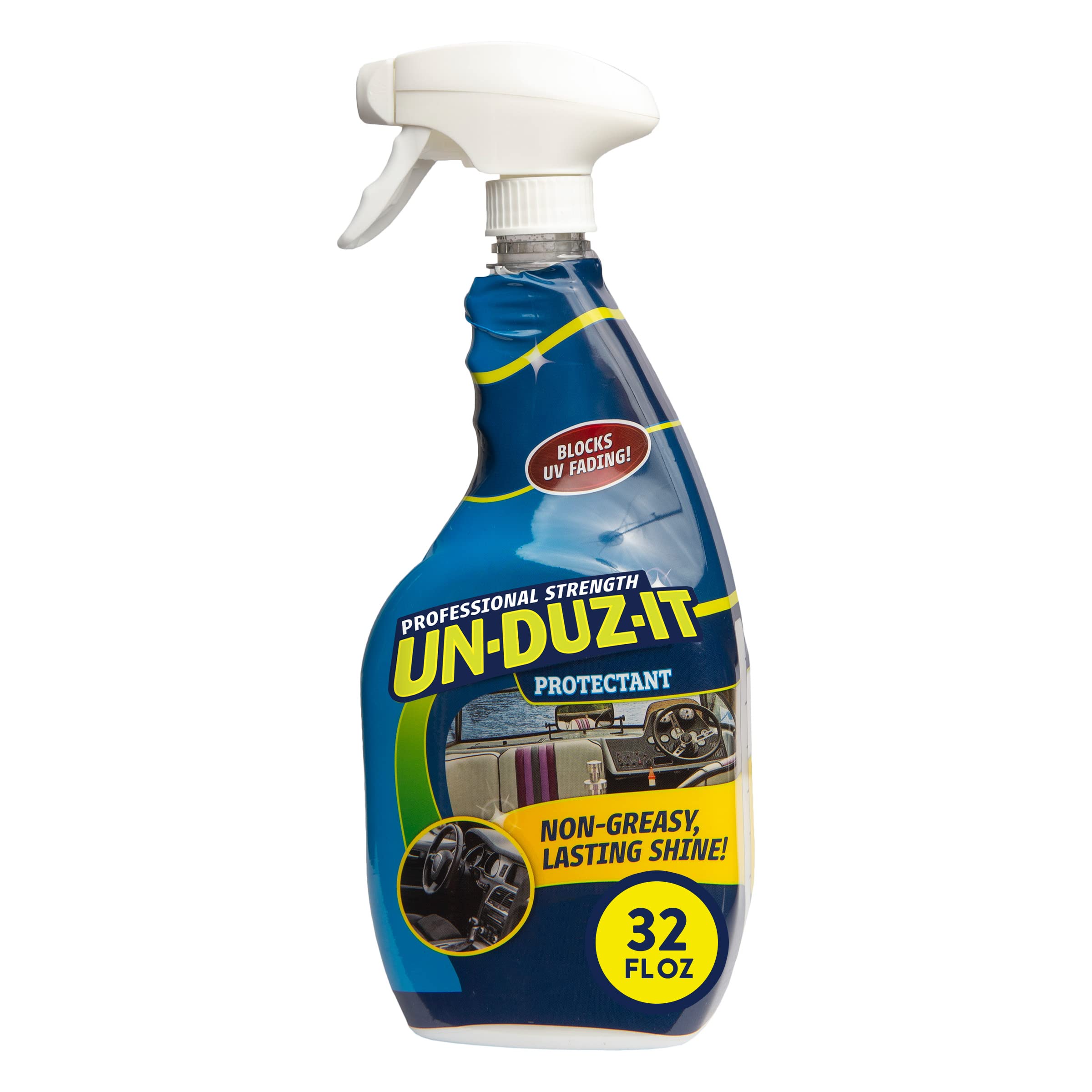 UV Protectant Spray for Cars, Boats, RVs - Sun Protection for Vinyl, Tires & Outdoor Furniture (32 Fl Oz) | Prevent Fading & Cracking in Harsh Sunlight