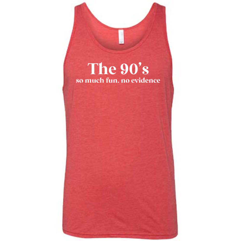 Vintage 90s No Evidence Fun Graphic T-Shirt - Unisex Retro Tee for Men & Women - Perfect for Casual Wear, Parties, and Nostalgic Fashion