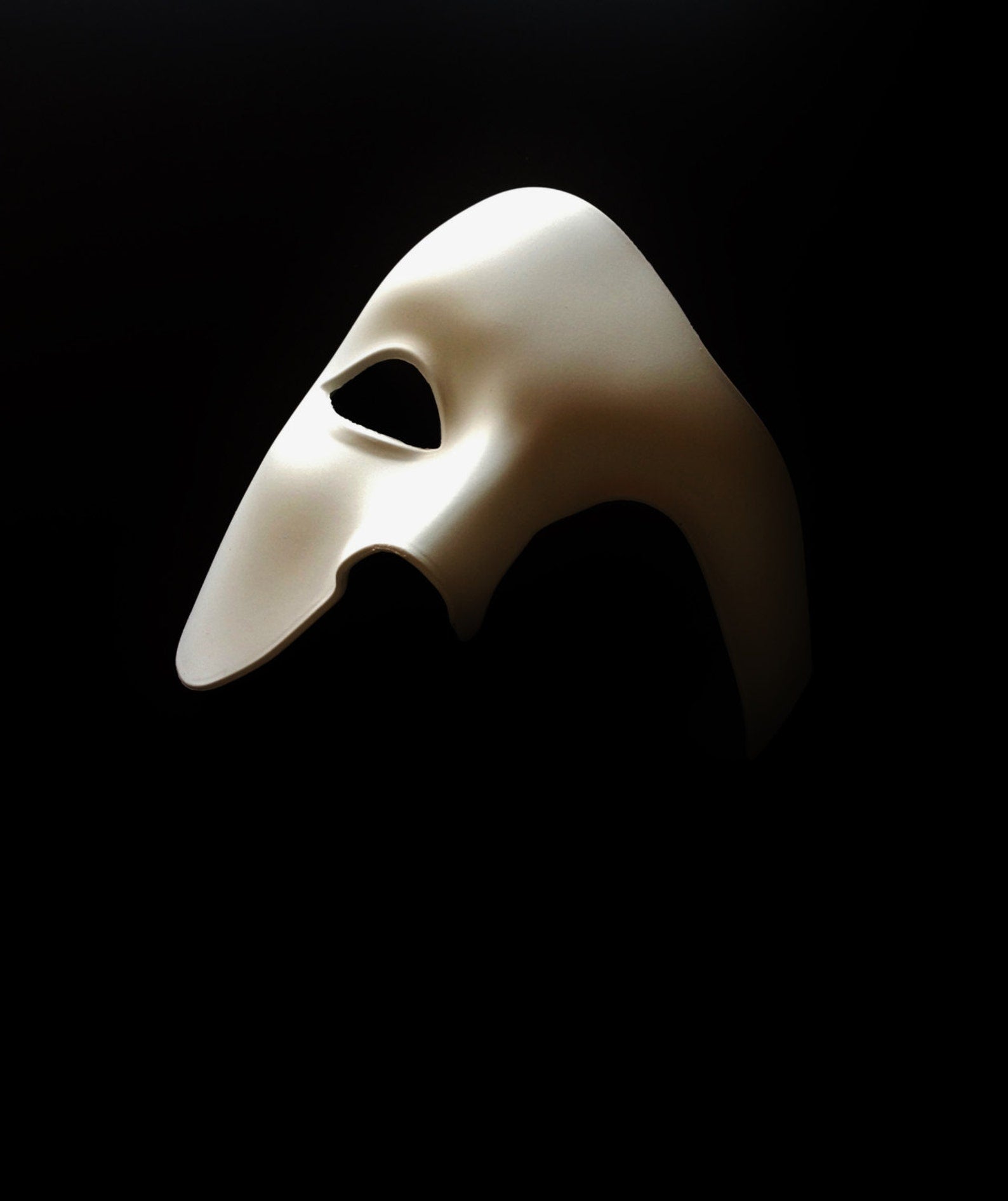 Venetian Phantom Mask - Elegant White Venetian Carnival Mask for Costume Parties, Masquerade Balls & Halloween | Perfect for Themed Events & Home Decor