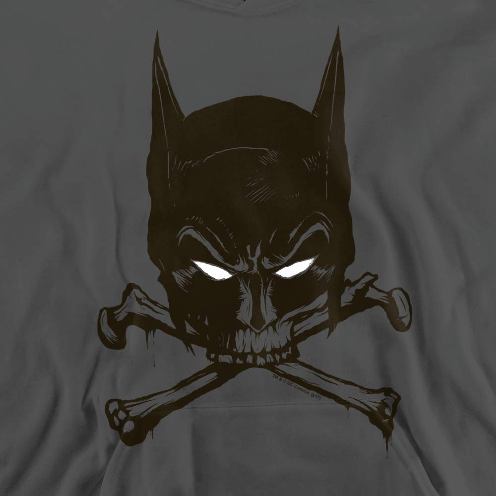 Trevco Batman Bat And Bones Unisex Youth Pullover Hoodie - Soft & Comfortable for Kids & Teens - Perfect for Halloween, Cosplay & Casual Wear