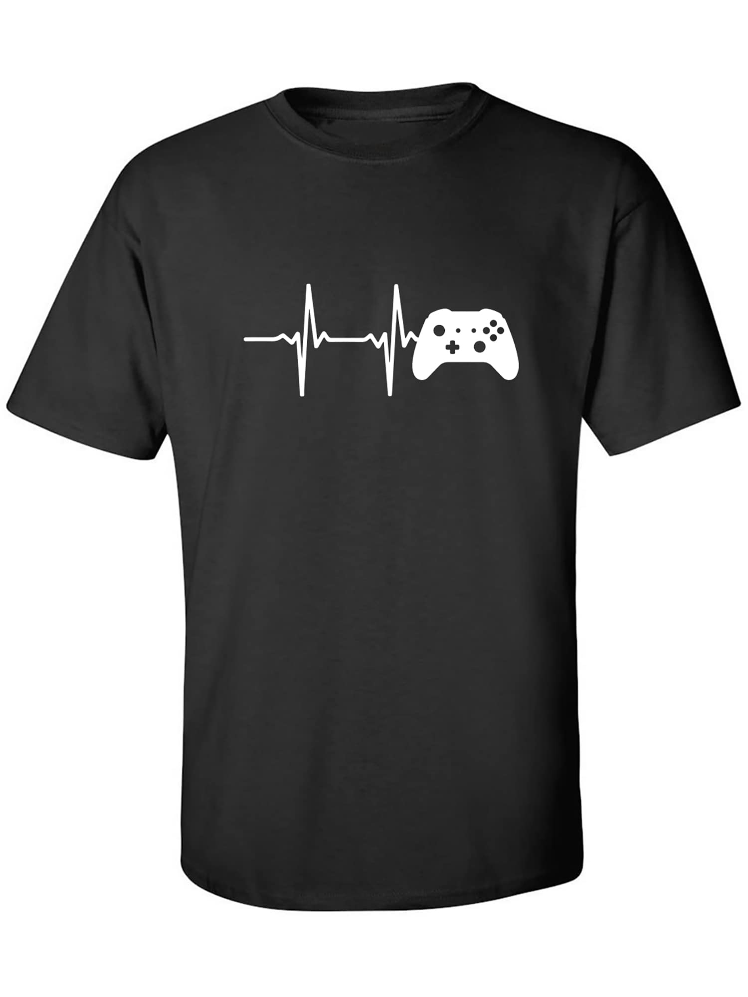 Heartbeat of a Gamer 2 - Cool Graphic Short Sleeve T-Shirt for Men & Women | Comfortable Cotton Tee for Gaming, Casual Wear & Everyday Outfits