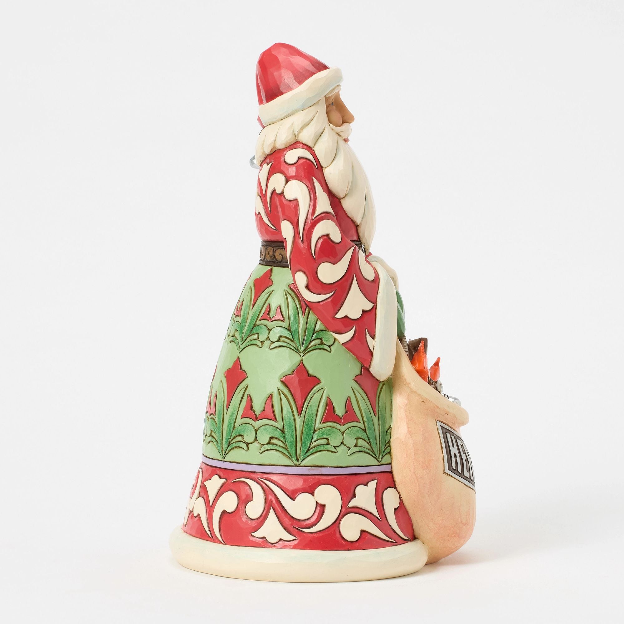 Santa Claus with Bag of Candy - Christmas Decoration for Home, Office & Holiday Party Decor