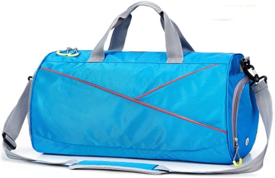 QINERSAW Gym Bag for Women & Men - Sports Fitness Bag with Wet Pocket & Shoe Compartment - Perfect for Workout, Gym, Travel & Outdoor Activities