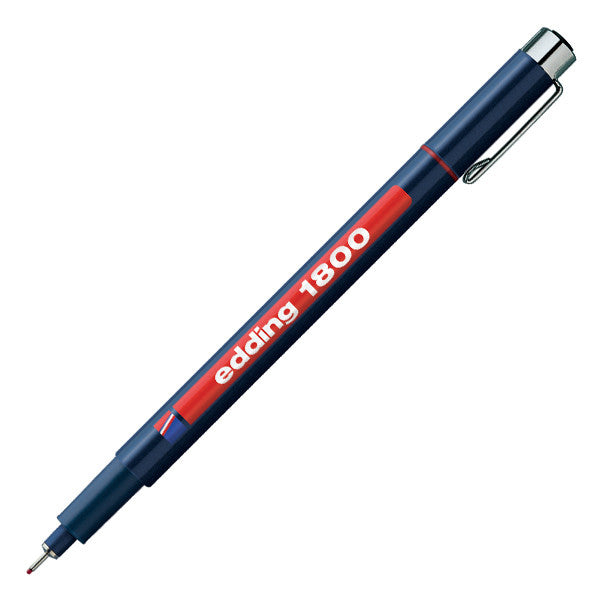 edding 1800 Profipen Fine Line Drawing Pen - Professional Artist Sketching, Drafting & Technical Drawing Tool for Architects, Designers & Illustrators
