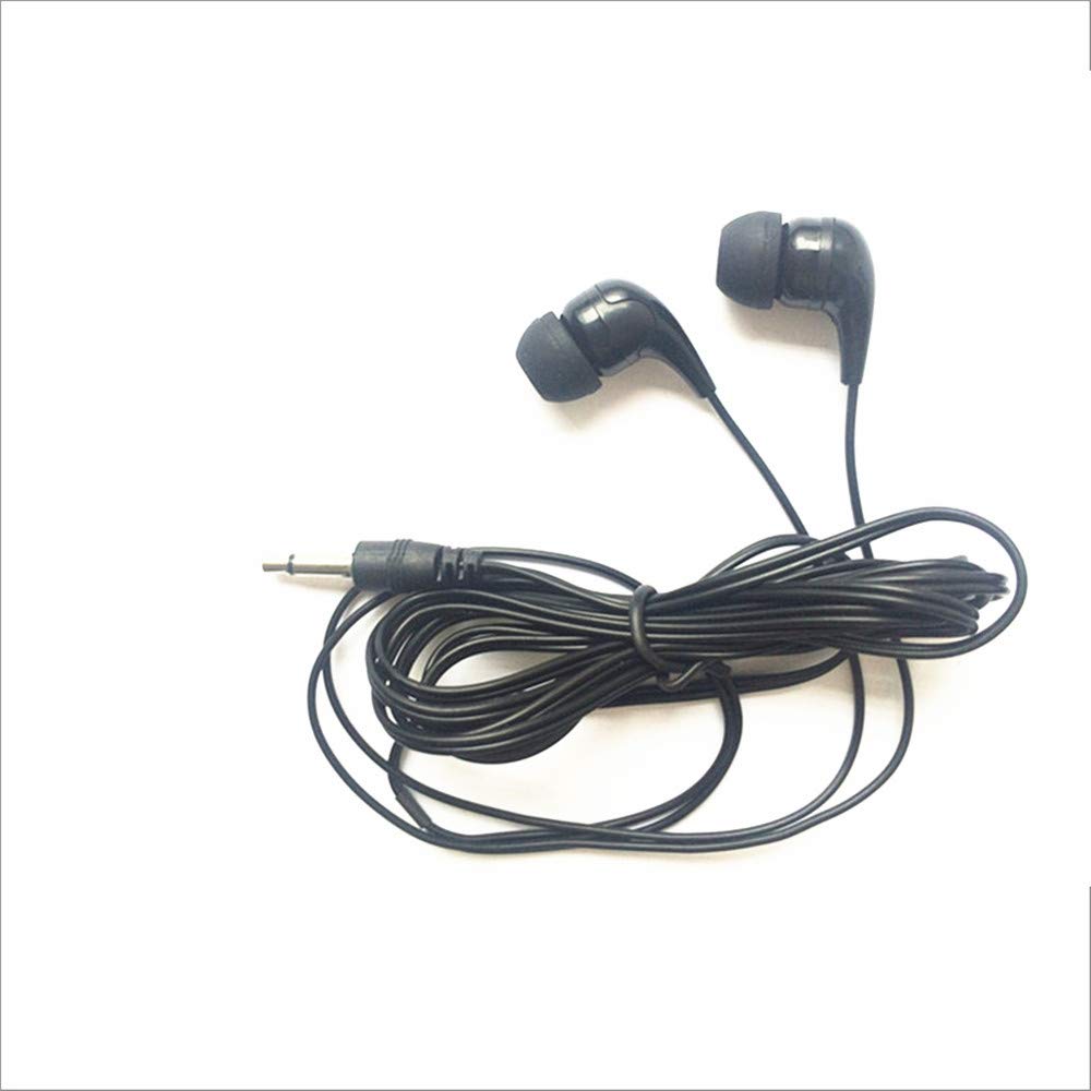 100 Pack Bulk Disposable Earbuds - Individually Wrapped Classroom Headphones for Students, Kids, Testing - Perfect for Schools, Libraries, Hospitals & Online Learning