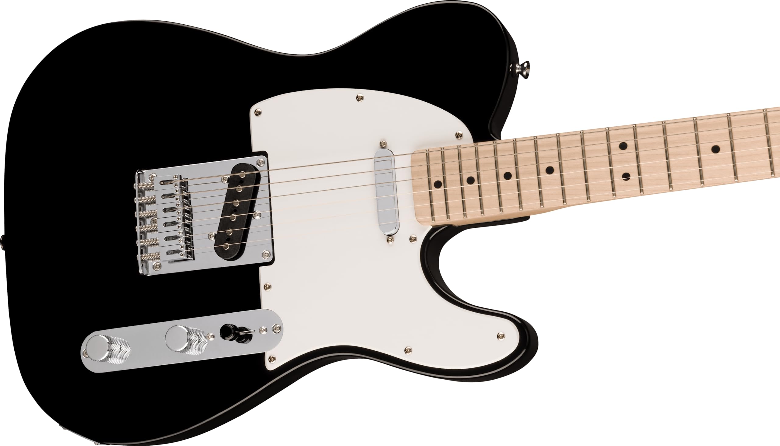 Squier 6 String Solid-Body Electric Guitar for Beginners - Right-Handed, Black (0373452506) | Perfect for Rock, Blues & Practice Sessions