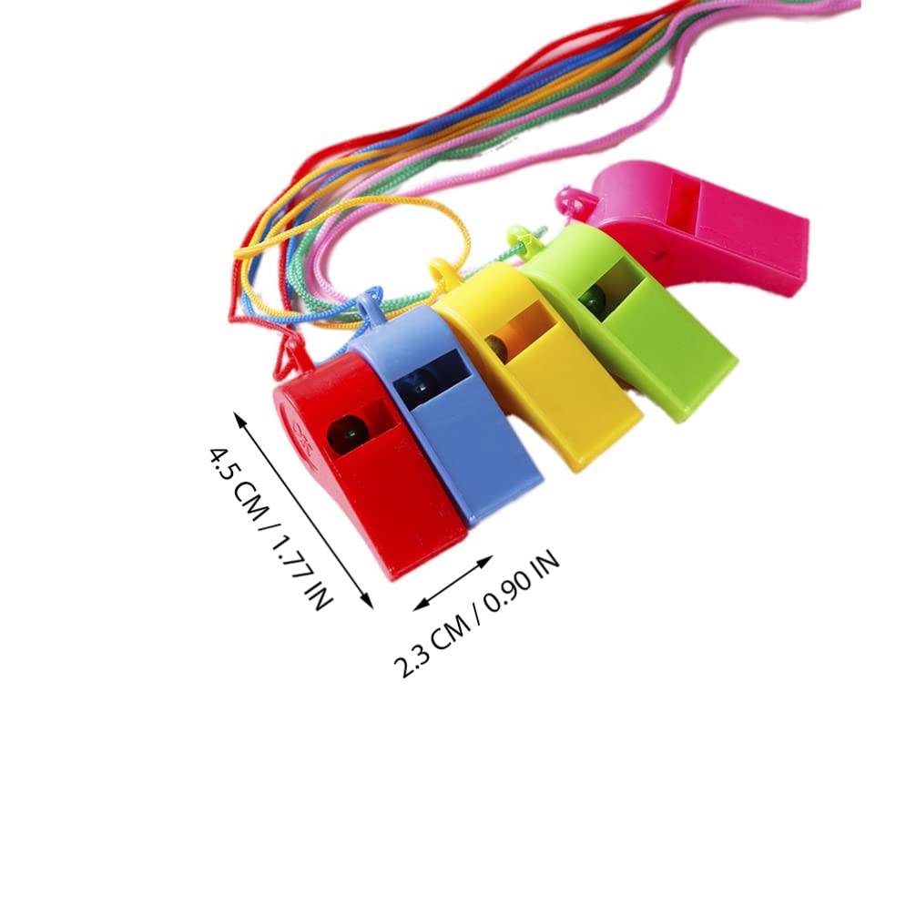 24pcs Kids Sports Whistles - Outdoor & Travel Toys for Children - Playtime & Racing Games