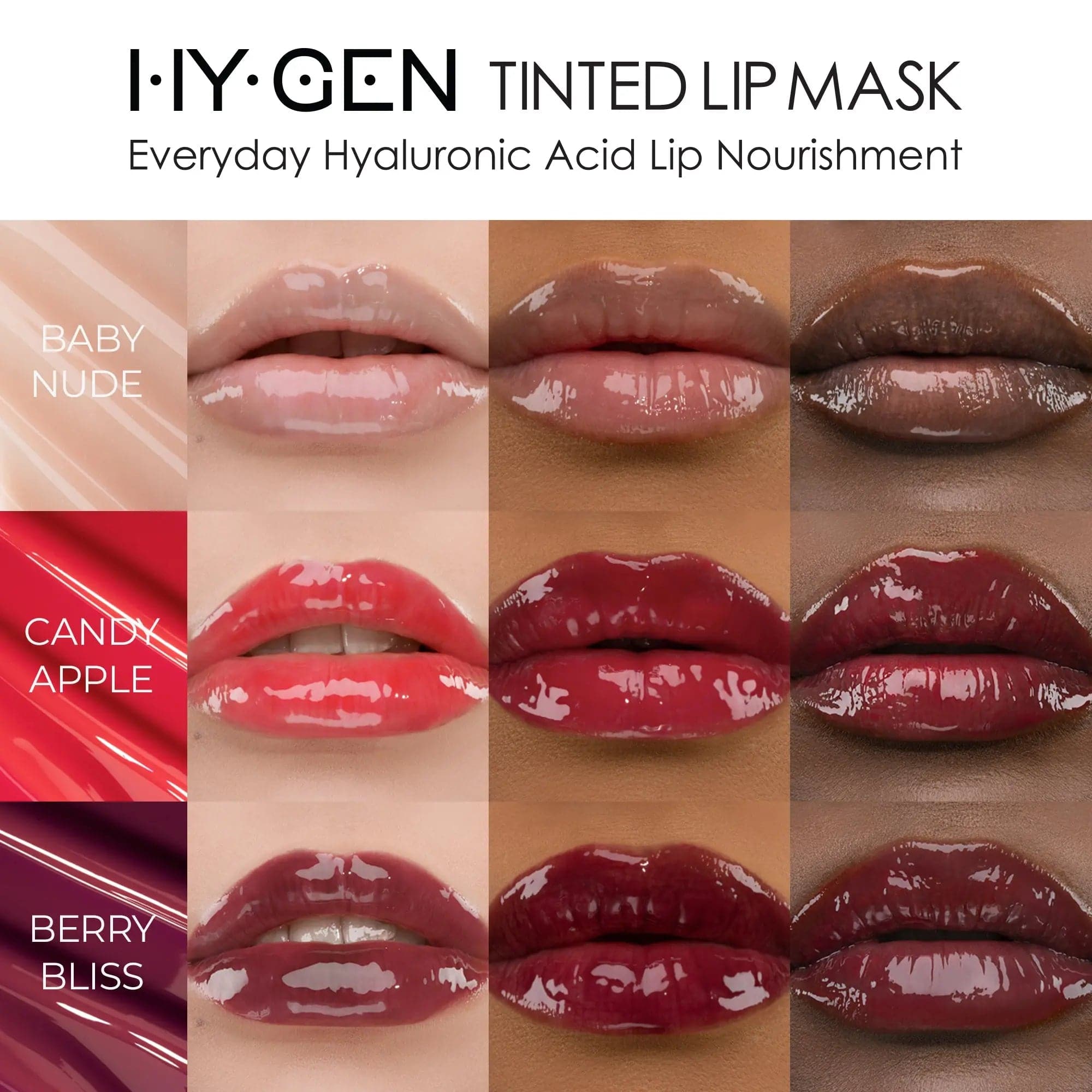 HY GEN Tinted Lip Mask - Hydrating & Plumping Lip Treatment for Dry Lips | Overnight Moisturizing Care | Perfect for Daily Use & Nighttime Lip Care Routine