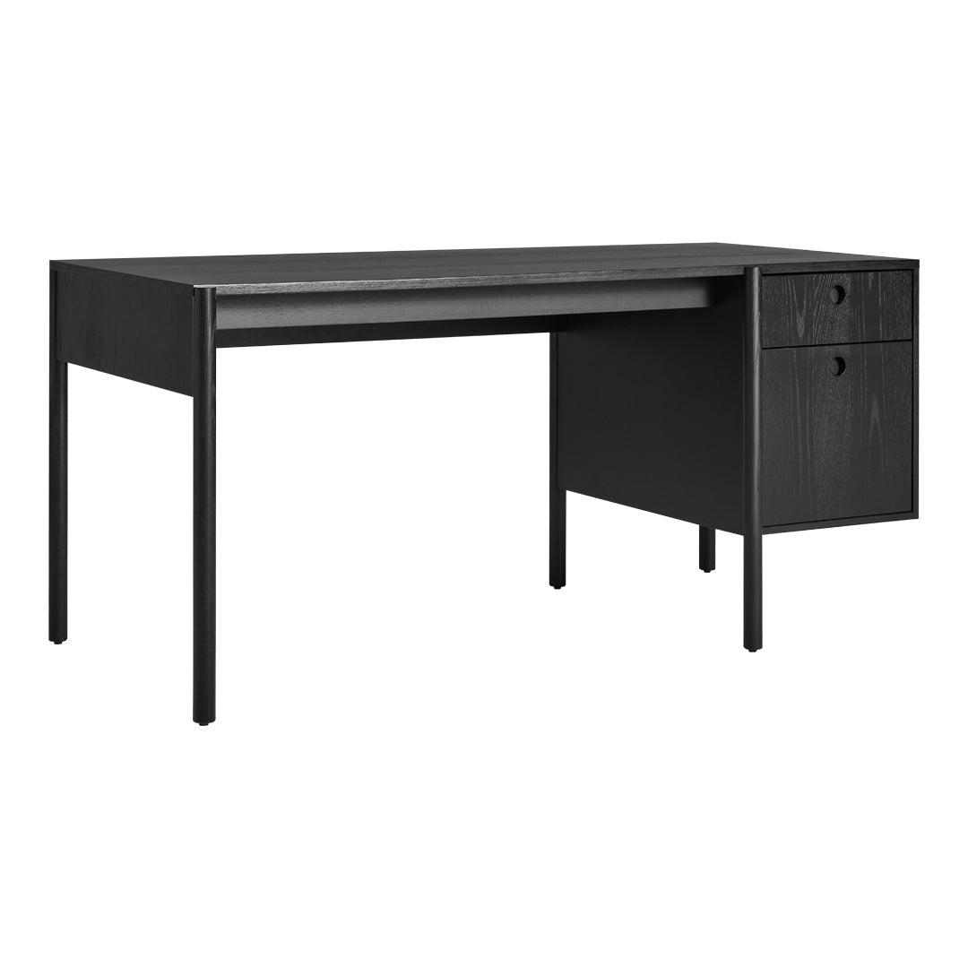 Blu Dot Modern Cursive Writing Desk - Stylish Home Office Furniture for Small Spaces & Workstations | Perfect for Remote Work & Study