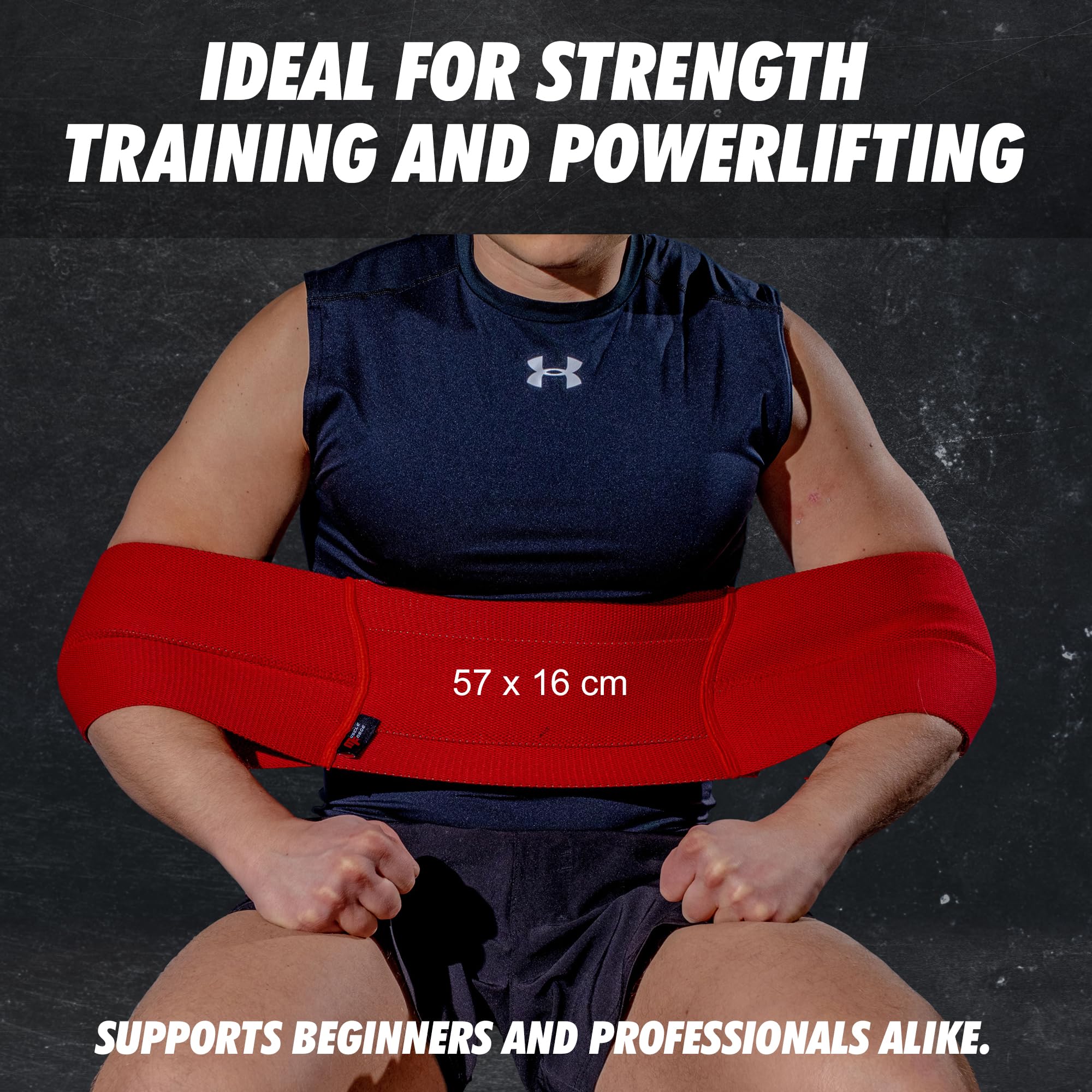 MuscleForge® Bench Press Slingshot for Weightlifting & Bodybuilding - Powerlifting Elbow Sleeves for Chest Workouts - Perfect for Gym Training & Strength Exercises