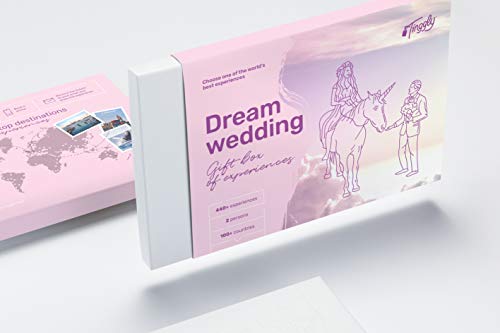 Dream Wedding - Tinggly Experience Gifts Voucher & Gift Card in Elegant Gift Box | Perfect for Anniversaries, Honeymoons & Romantic Getaways
