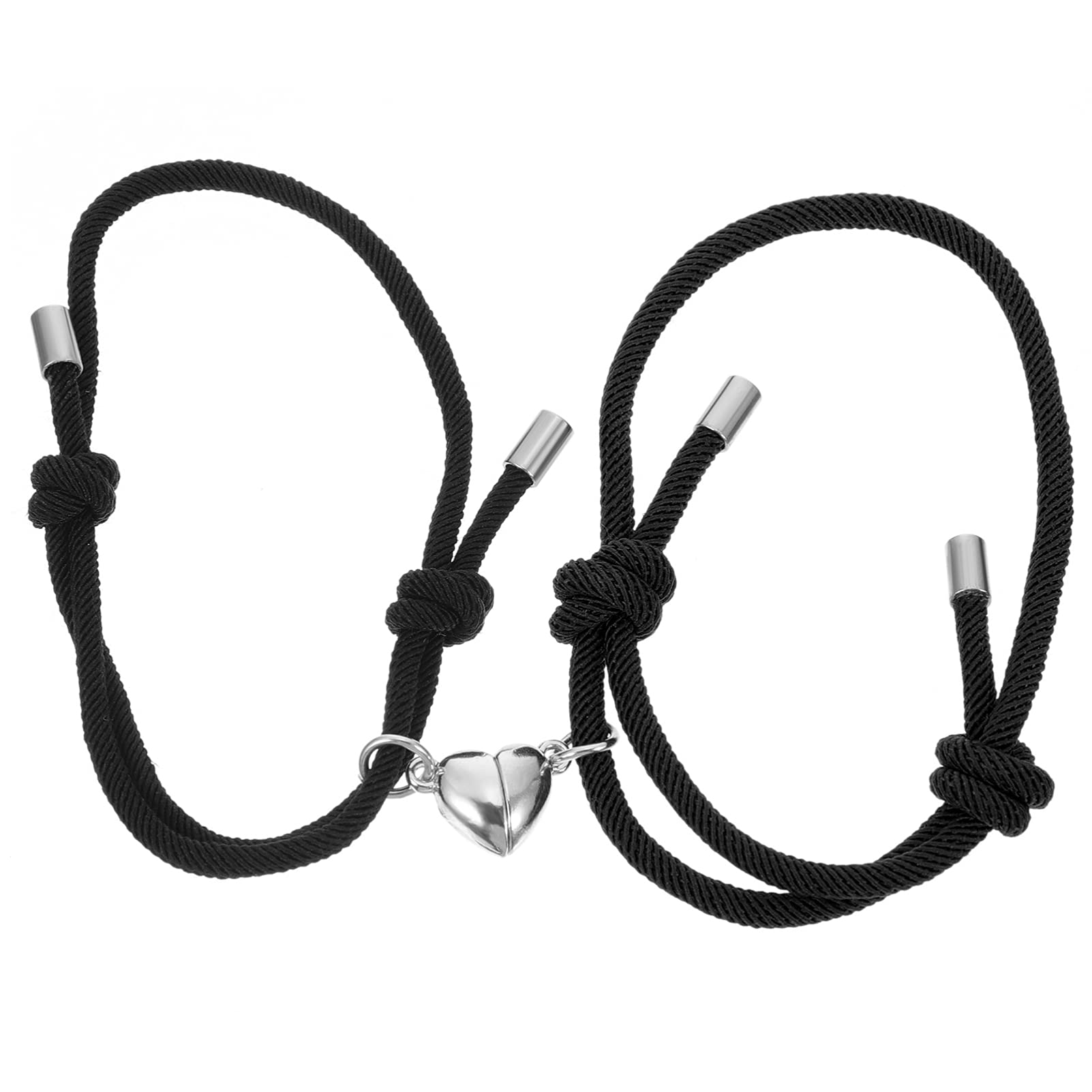 Lucky Couple Bracelet Set - Handmade Rope Bracelets for Him and Her - Perfect for Anniversaries, Valentine's Day & Romantic Gifts