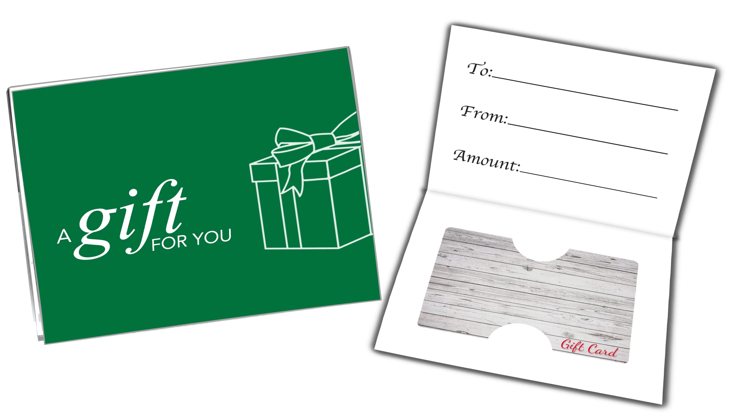 500 Pack Simple Green Gift Card Presenters - Bulk Gift Card Holders for Retail, Events & Corporate Gifting (Eco-Friendly & Elegant) - Perfect for Holidays, Birthdays, Employee Recognition & Customer Appreciation