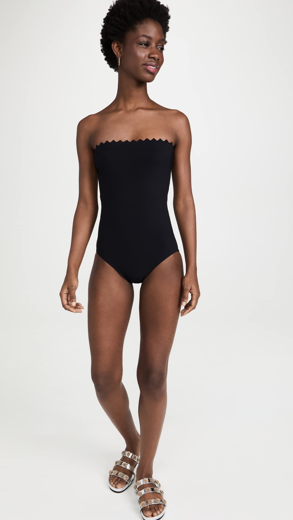Women's Inés Bandeau One Piece Swimsuit - Sexy Monokini Bathing Suit for Beach, Pool & Summer Vacations
