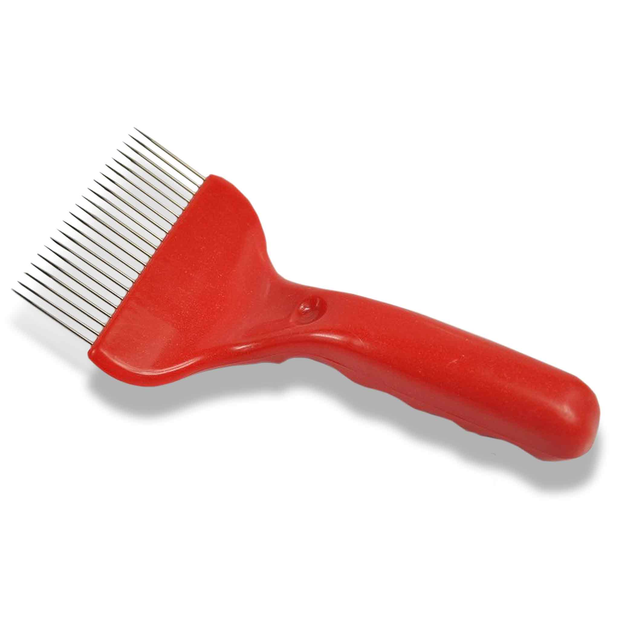 Stainless Steel Uncapping Fork with Ergonomic Plastic Handle - Essential Beekeeping Tool for Honey Harvesting & Hive Maintenance