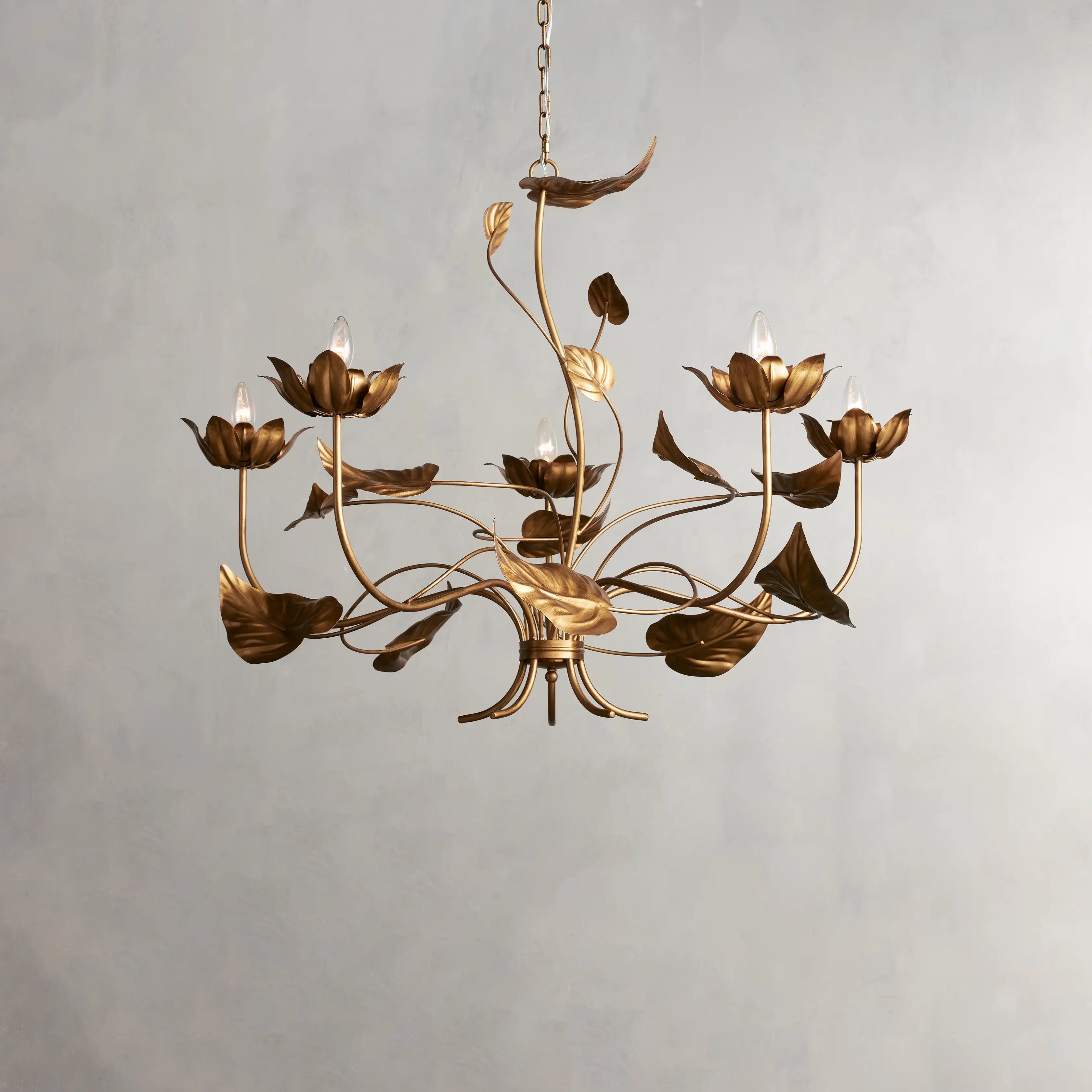 Elegant Ninfea Crystal Chandelier - Modern Ceiling Light Fixture for Dining Room, Living Room & Bedroom | Perfect for Home Decor, Wedding & Luxury Interior Lighting