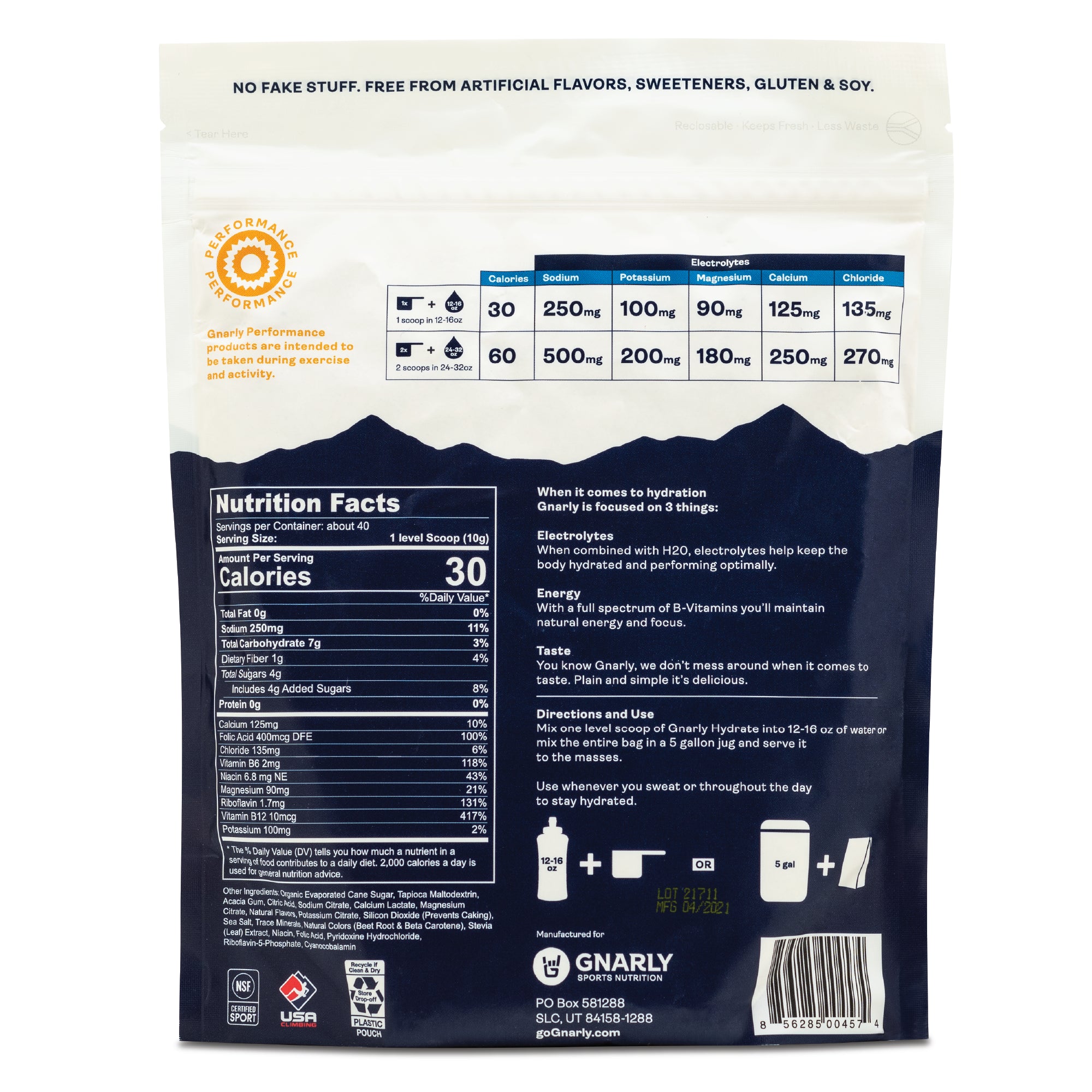 Best Electrolyte Powder for Hydration - Fast-Absorbing Replenishment for Workouts, Sports & Recovery - Sugar-Free & Natural Flavors