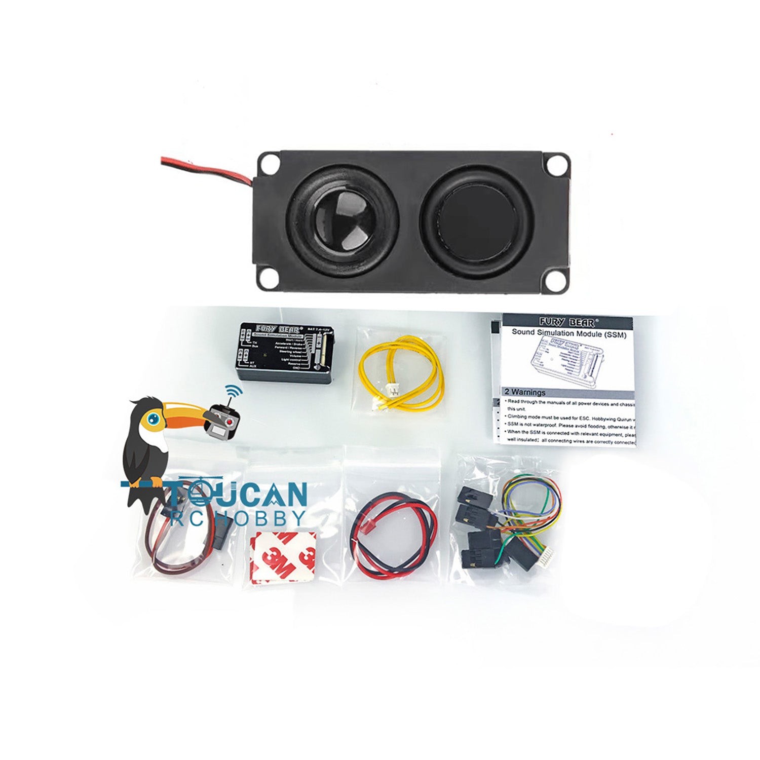 1/14 LESU RC Tractor Truck R730 EURO6 FH750 DIY Sound System Spare Part - 43x24x13.5mm for Hobby Model Building & Repair | Perfect for RC Enthusiasts & Collectors