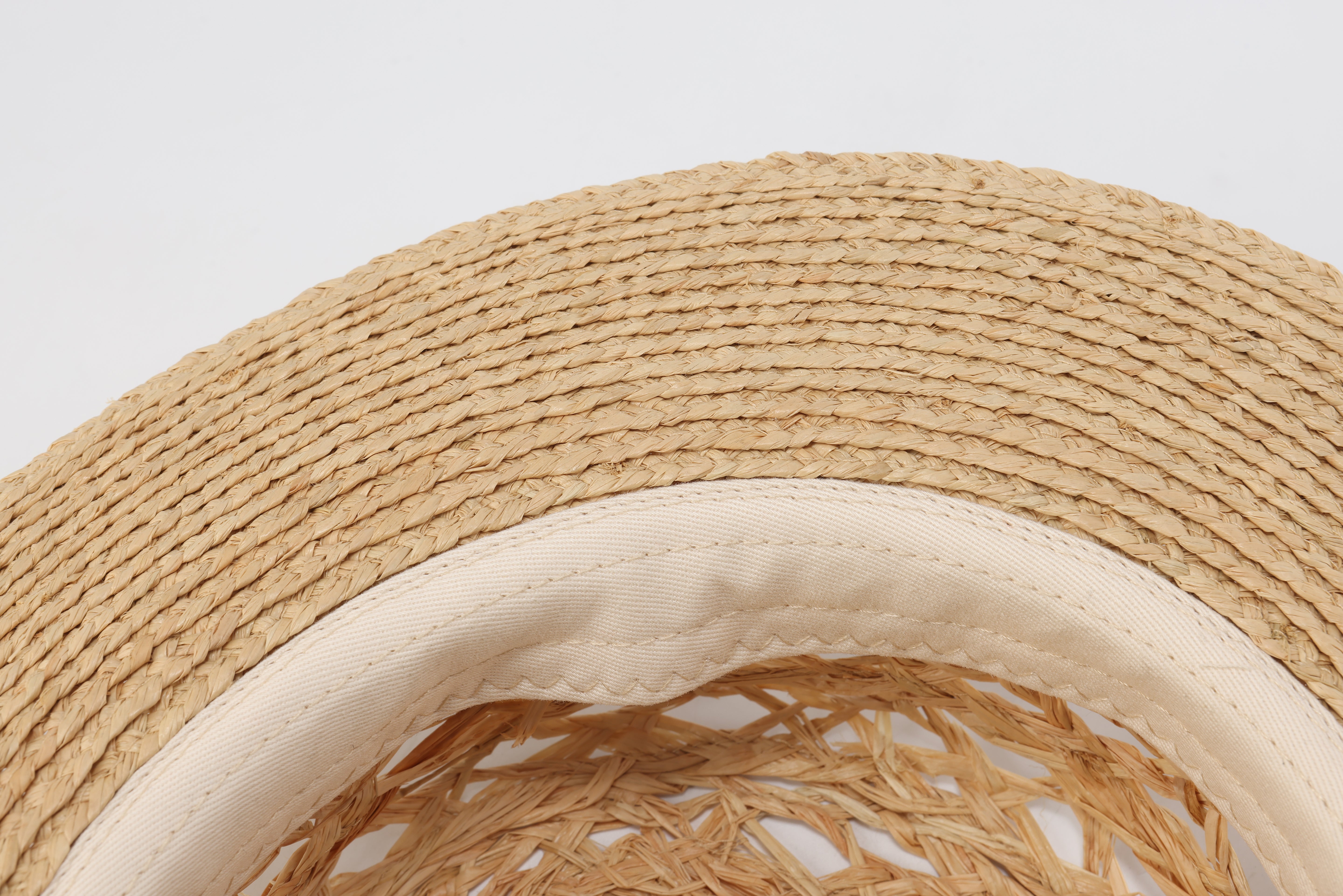 Stylish Raffia Straw Hat with Adjustable Hat Chain - Perfect for Beach, Summer Outfits & Outdoor Activities