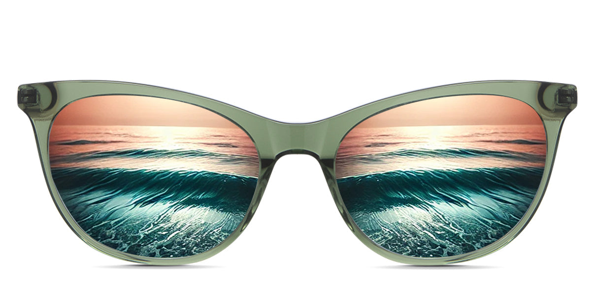 Gaia Women's Prescription Polarized Sunglasses - UV Protection, Anti-Glare for Driving, Outdoor & Fashion Use