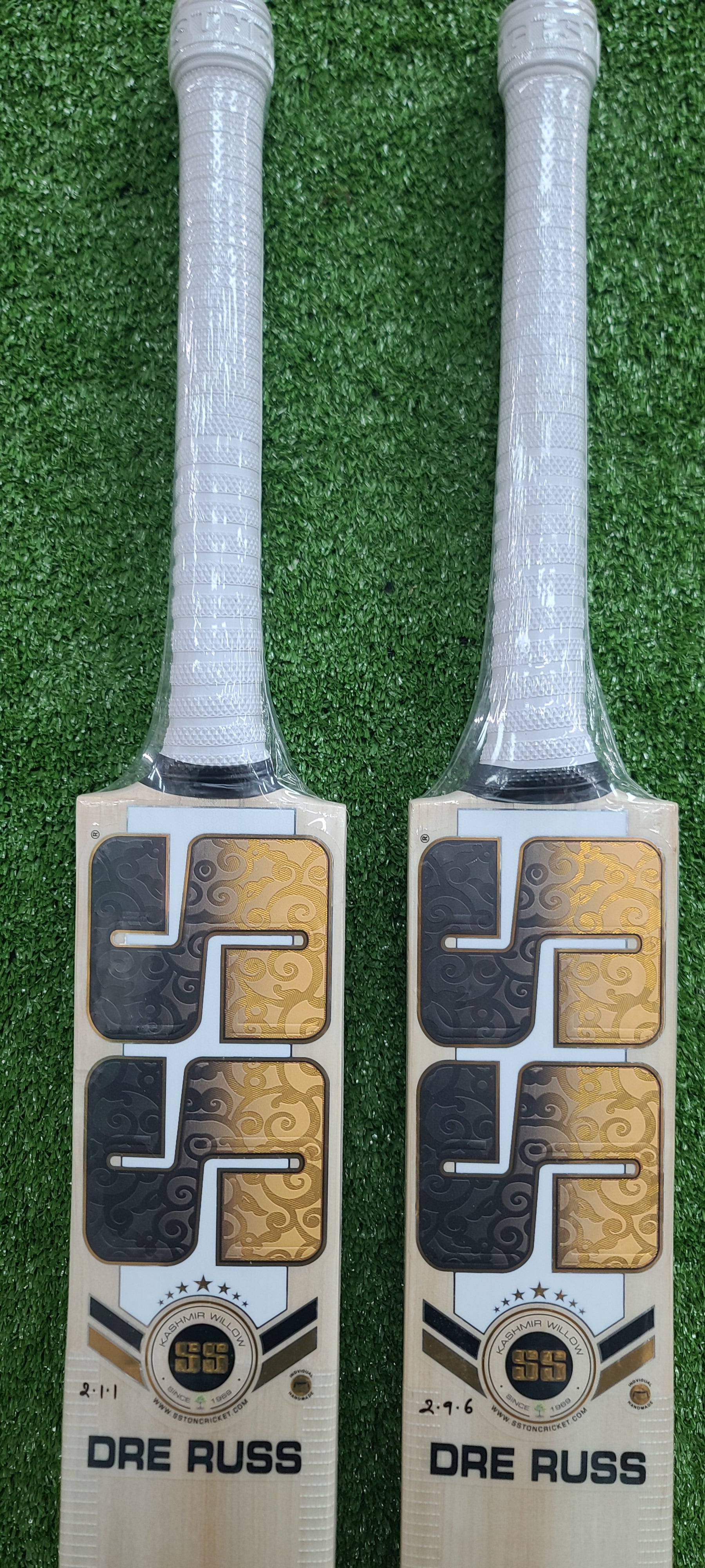 Andre Russell Kashmir Willow Cricket Bat - Premium Cricket Bat for Power Hitting, Practice & Matches - Perfect for Cricket Enthusiasts & Professional Players