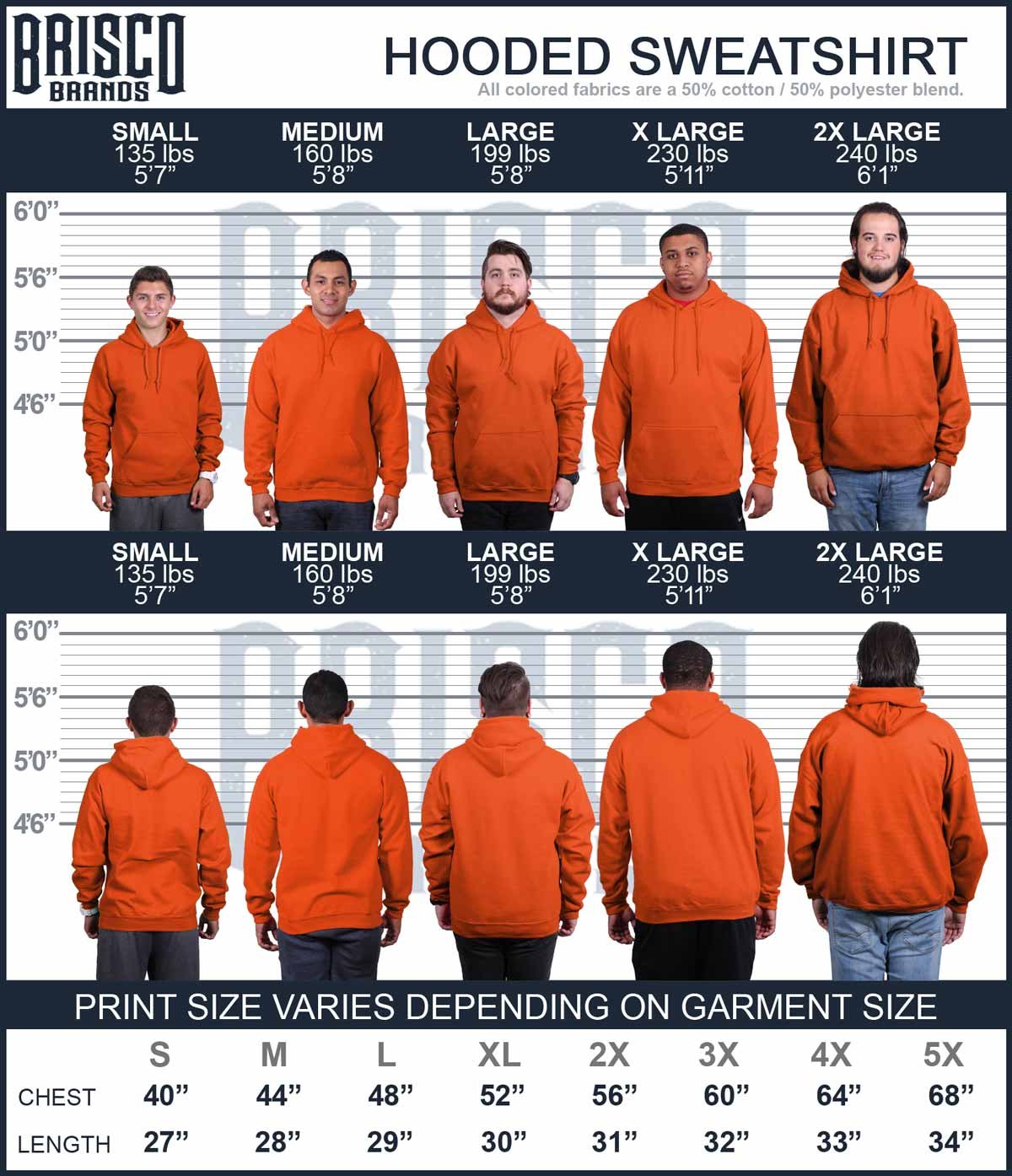 Brisco Brands Beast Gym Fitness Hoodie for Men - Heavyweight Hooded Sweatshirt for Workout & Training | Perfect for Gym, Weightlifting & Streetwear