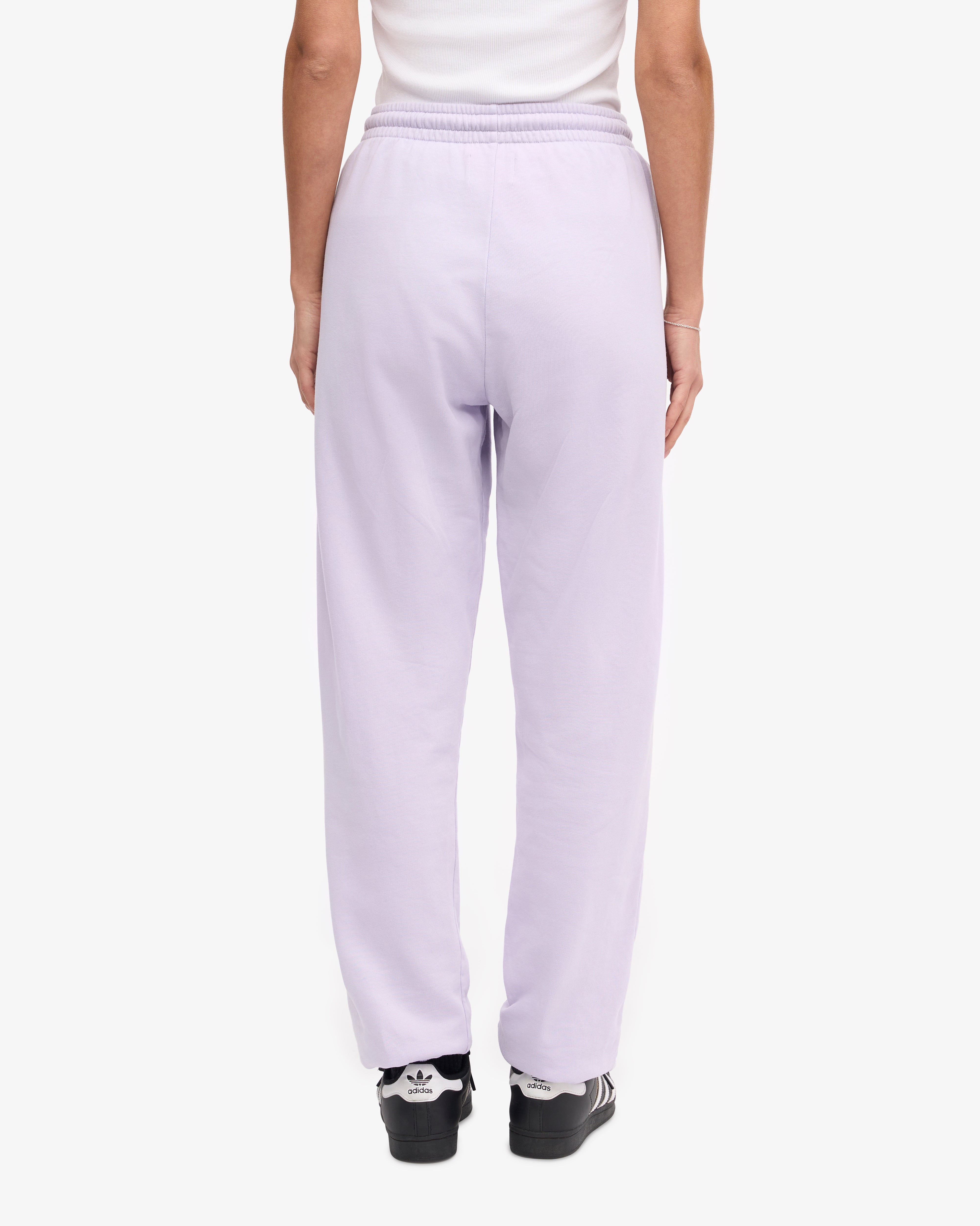 Organic Cotton Sweatpants for Women - Soft Lavender Lounge Pants | Eco-Friendly Comfort Wear for Yoga, Home & Casual Outings