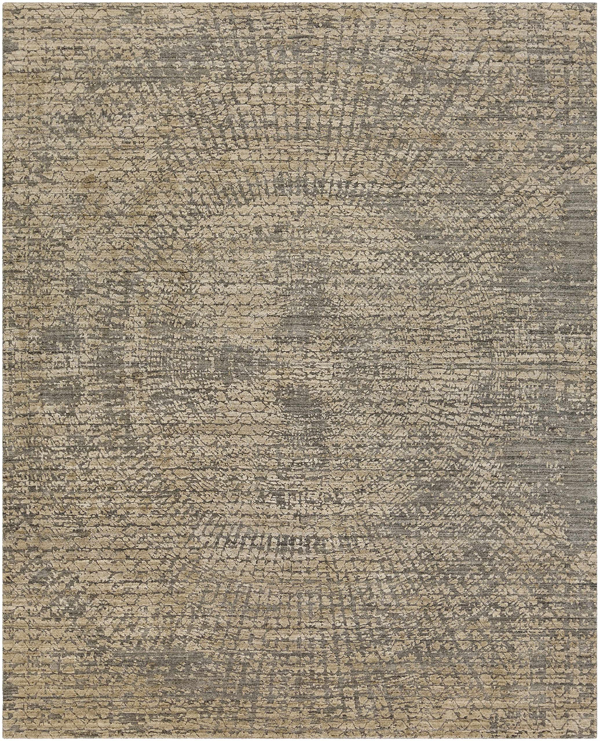 Hauteloom Streatley Modern Area Rug for Living Room & Bedroom - Soft Beige, Black, Gray - 2' x 3' - Perfect for Home Decor, Office, Dorm & Apartment