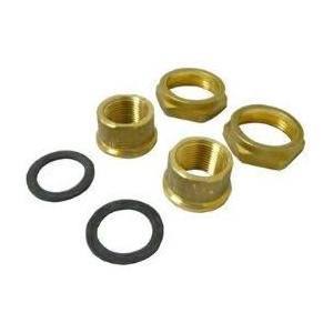 Grundfos 529912 3/4 Inch Half Union Threaded End Pair - Brass Plumbing Fittings for Water Pumps, Boilers & HVAC Systems