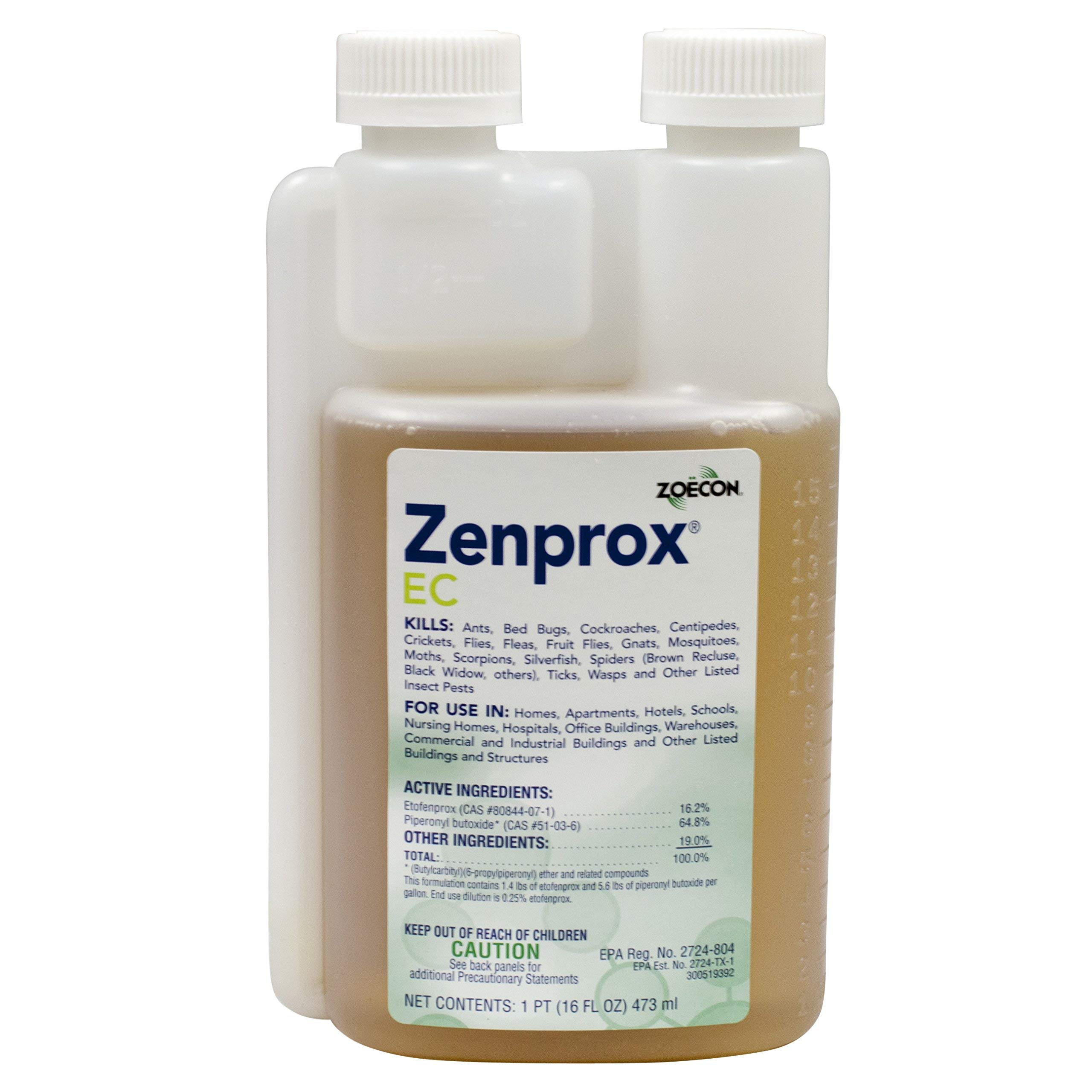 Zenprox EC Insecticide - 2 Pack (16oz Each) - Fast-Acting Pest Control for Home, Garden & Outdoor Use