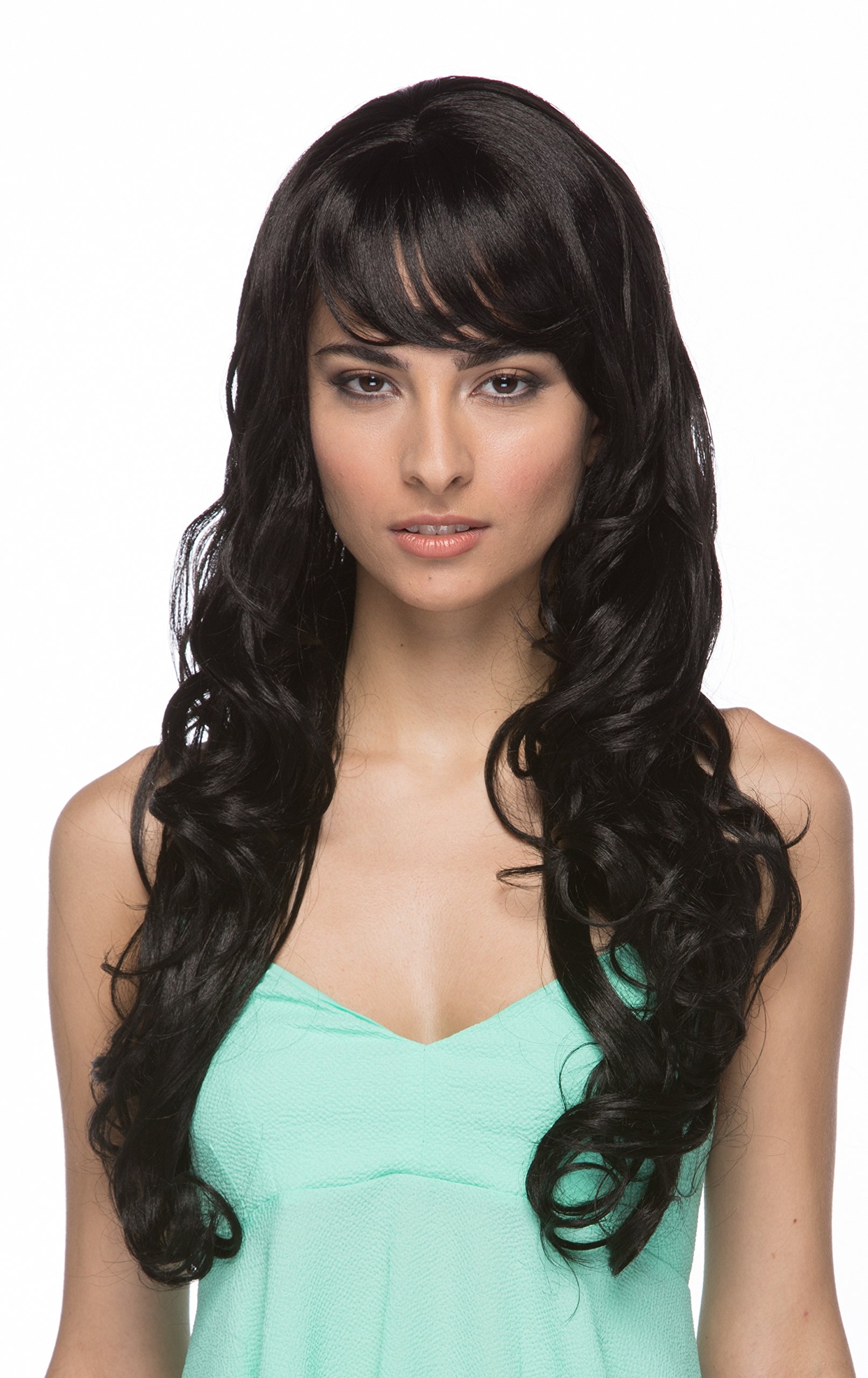 Melrose Wig - Black Cosplay Wig for Halloween, Parties & Costume Events | High-Quality Synthetic Hair for Anime, Roleplay & Theatrical Performances
