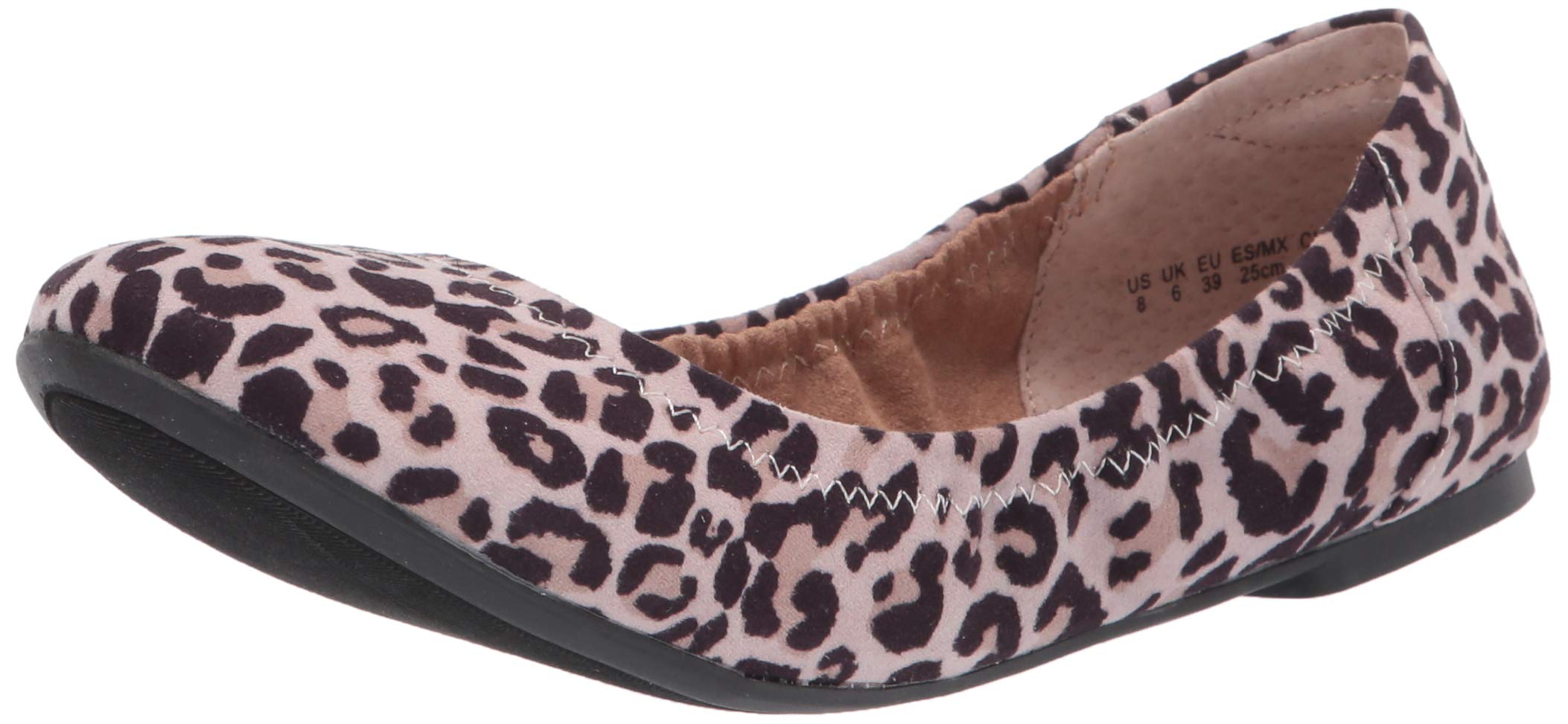 Amazon Essentials Women's Belice Ballet Flat Shoes - Comfortable & Lightweight for Work, Travel & Everyday Wear