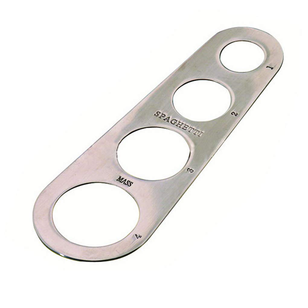 Stainless Steel Spaghetti Measurer - Pasta Noodle Measuring Tool for Cooking & Baking - Accurate Kitchen Ruler with Tape Measure - Perfect for Italian Recipes, Meal Prep & Cake Decorating