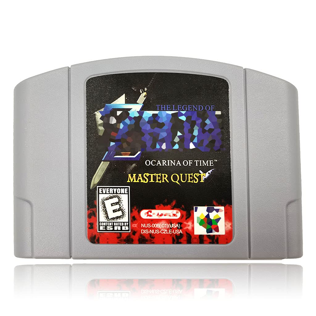 N64 Game Cartridge for Zelda Ocarina of Time Master Quest - US Version | Compatible with Nintendo 64 Console | Perfect Gift for Gamers & Collectors | Ideal for Retro Gaming Nights and Nostalgic Playthroughs