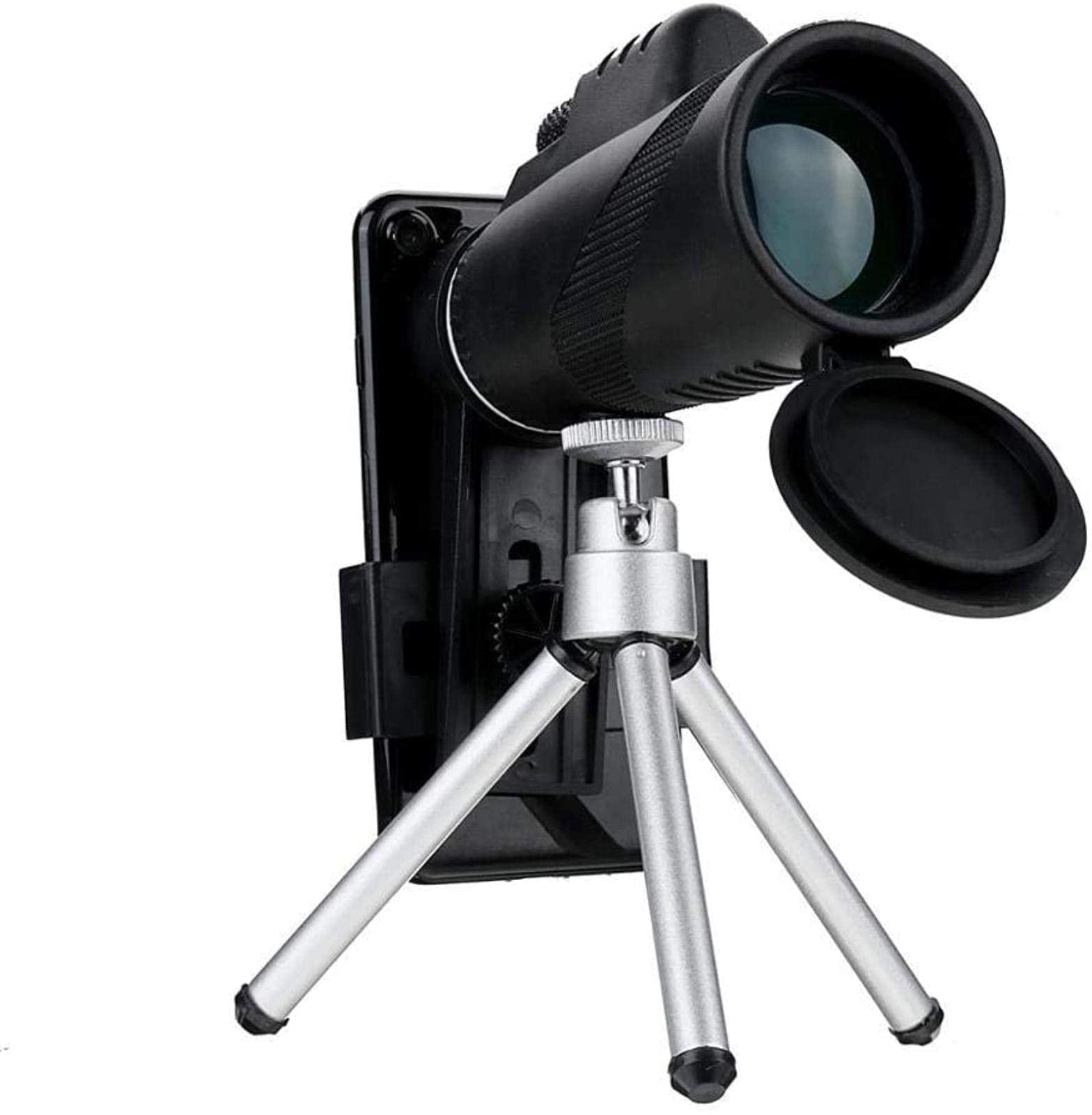 40X60 HD Monocular Telescope with Tripod & Phone Clip - High Zoom Mini Night Vision Scope for Hunting, Camping, Wildlife Observation & Outdoor Adventures