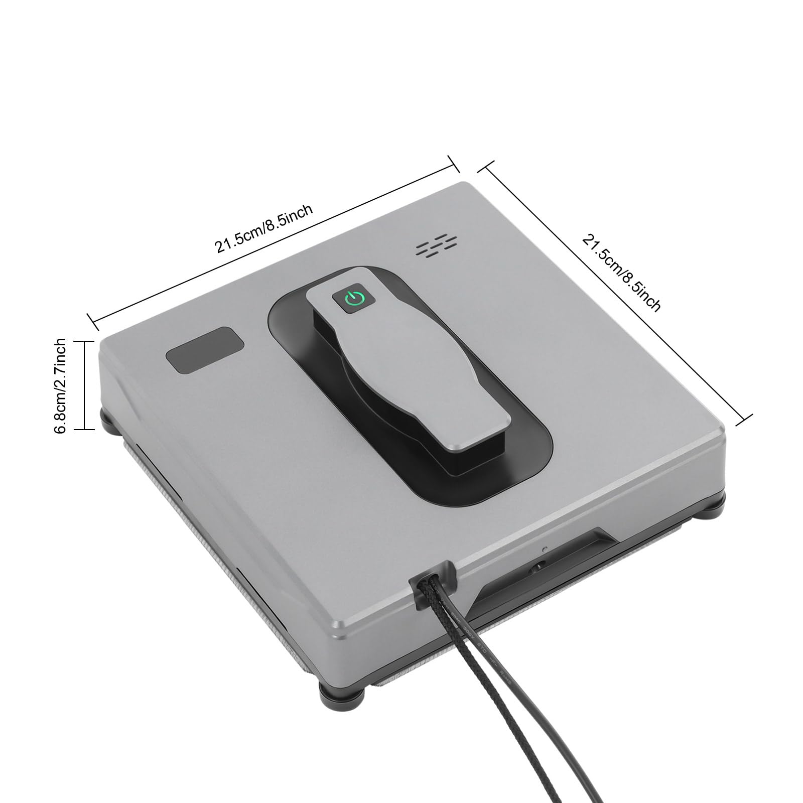 Smart Window Cleaning Robot - Automatic Vacuum Cleaner for Windows with Deep Edge Cleaning - Perfect for Home, Office & High-Rise Buildings