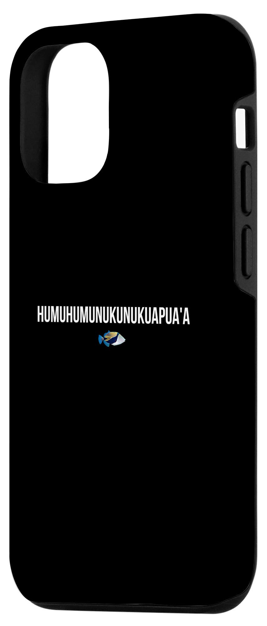 Premium iPhone 12/12 Pro Hawaiian Triggerfish Design Protective Case - Durable Shockproof Cover with Tropical Fish Print - Perfect for Beach Vacations, Summer Outings & Ocean Lovers