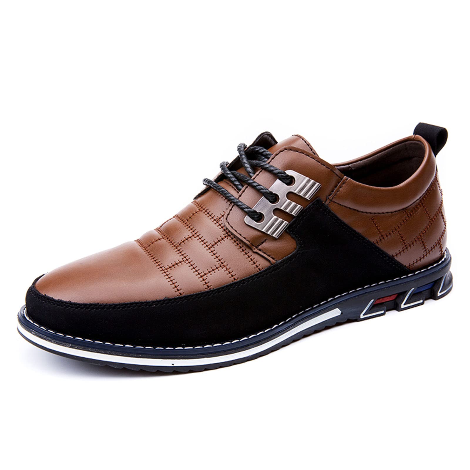 Meidiastra Men's Casual Loafers - Breathable Leather Walking Shoes for Business & Dress - Comfortable Flat Driving Sneakers for Men | Perfect for Office, Travel & Daily Wear