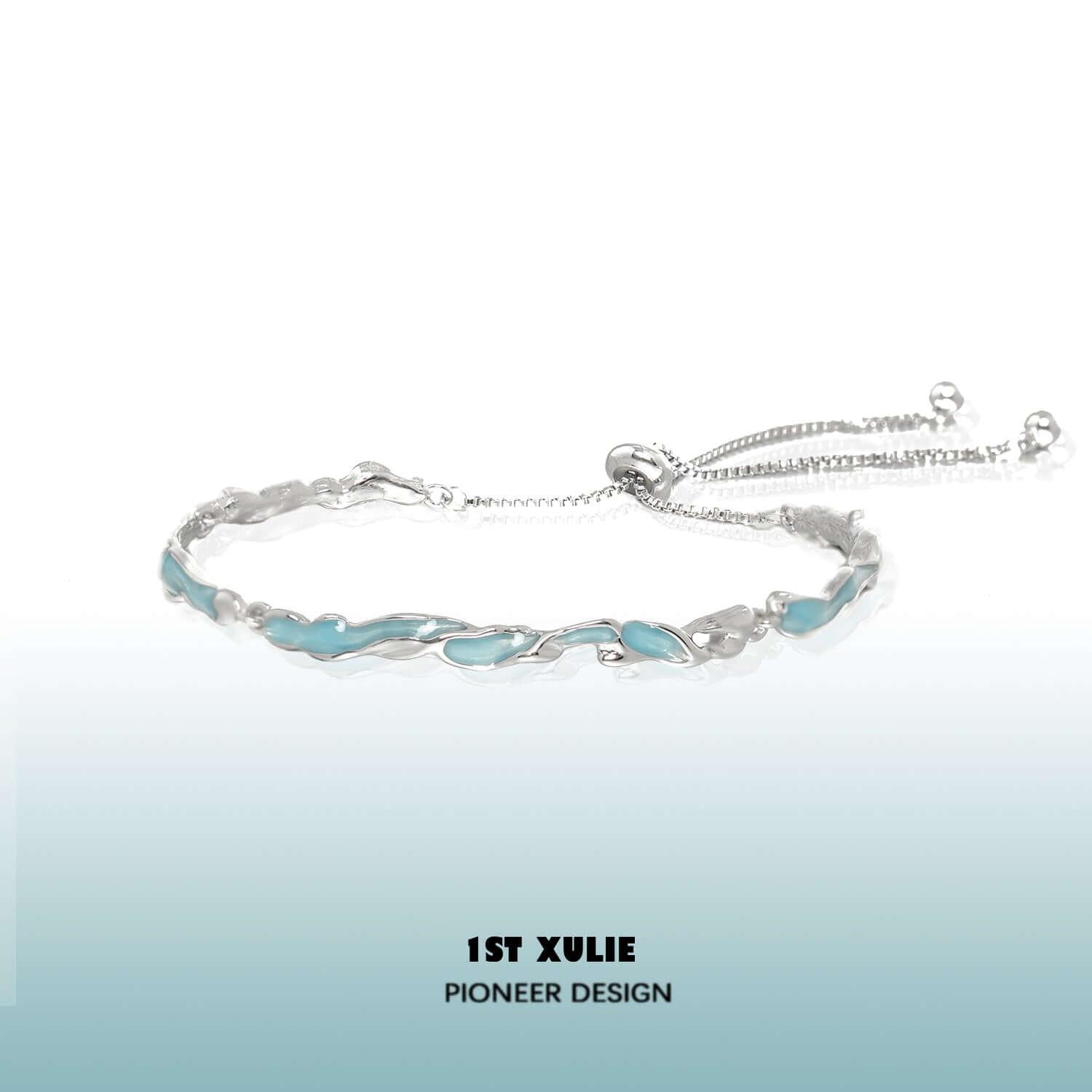 18k Gold Plated Chain Pull Bracelet for Women - Elegant Adjustable Sea-Inspired Jewelry for Daily Wear, Parties & Gifts