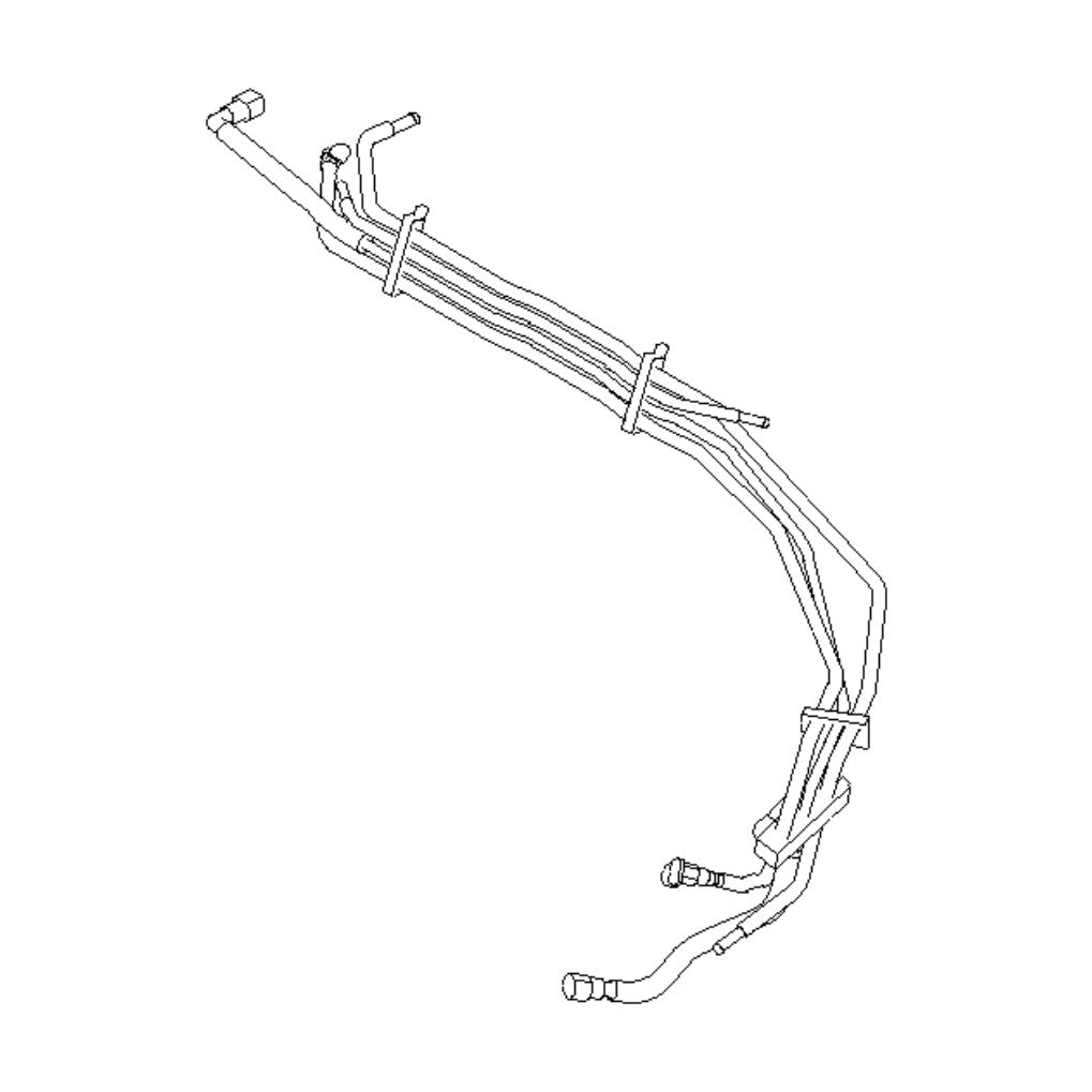 Subaru Fuel Tank Lines Replacement for 2002-2007 WRX & 2004-2007 STI - High Performance Fuel Hose Kit - Perfect for Engine Upgrades & Maintenance