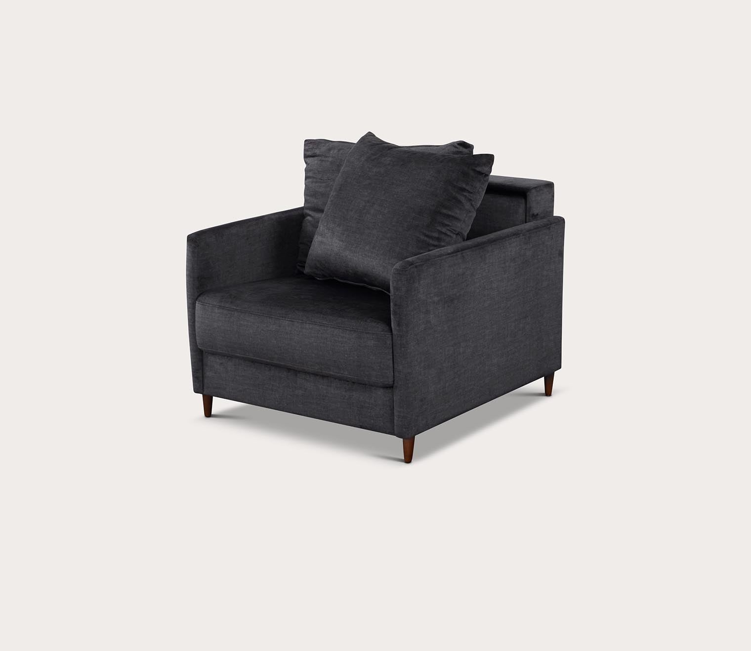 Luonto Burton Sleeper Chair - Convertible Recliner & Bed for Small Spaces - Perfect for Apartments, Dorms & Guest Rooms
