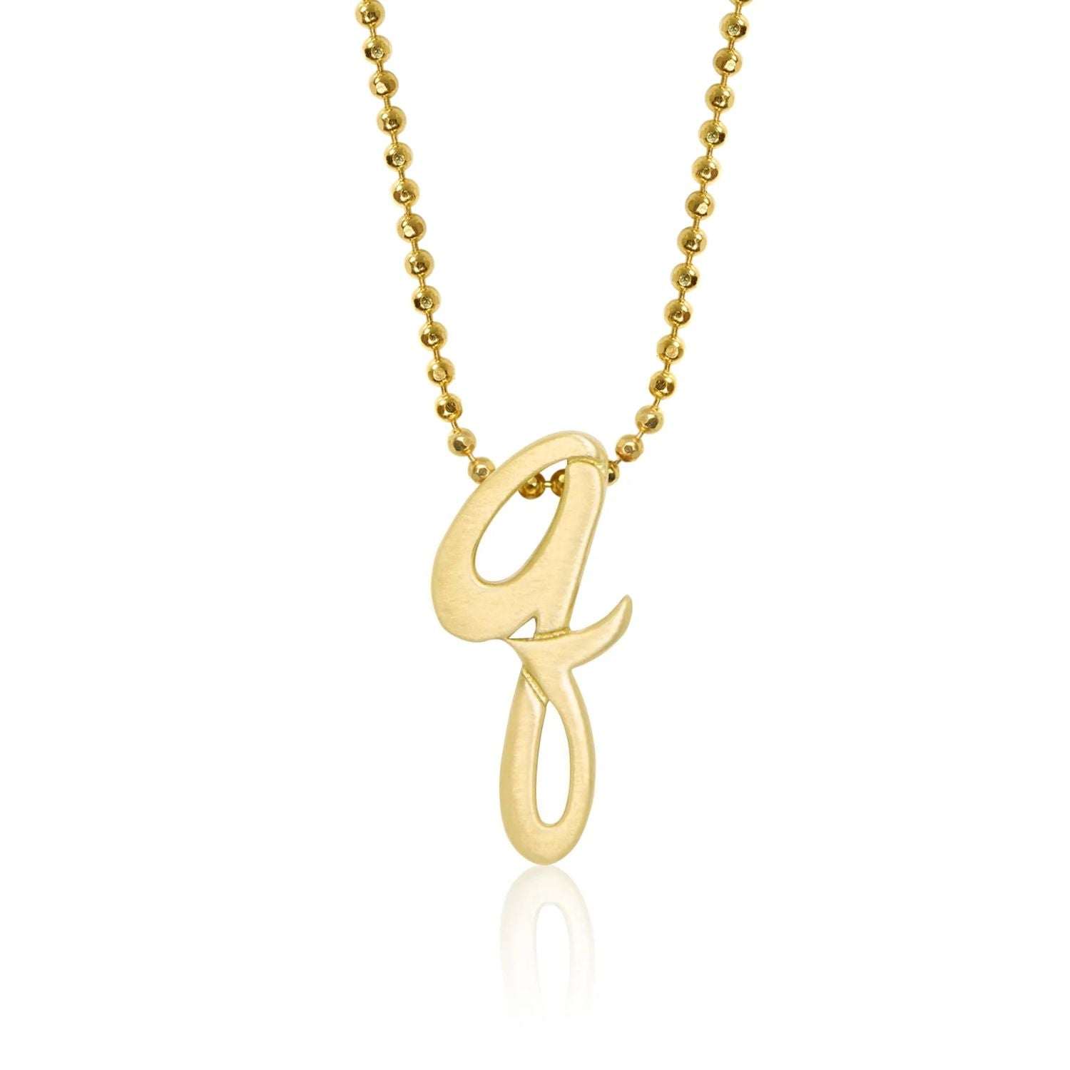 14K Yellow Gold Alex Woo Little Autograph Pendant Necklace - Elegant Personalized Jewelry Gift for Women, Perfect for Anniversaries, Birthdays & Special Occasions
