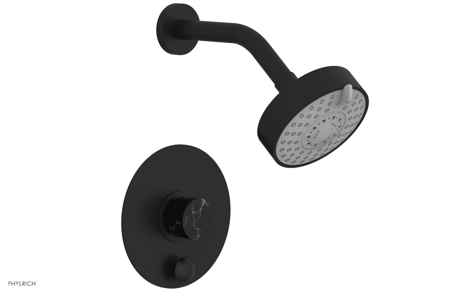 Premium BASIC II Pressure Balance Shower and Diverter Set (No Spout) - 4 190 Series - Perfect for Bathroom Renovations & Modern Home Upgrades