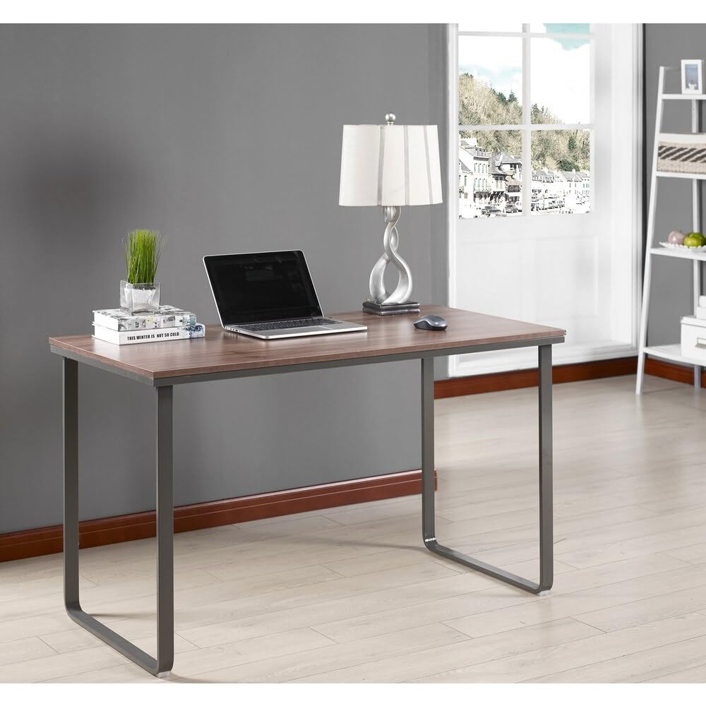 Ergonomic Home Office Computer Desk - Adjustable Workstation for Remote Work & Study | Compact Design for Small Spaces