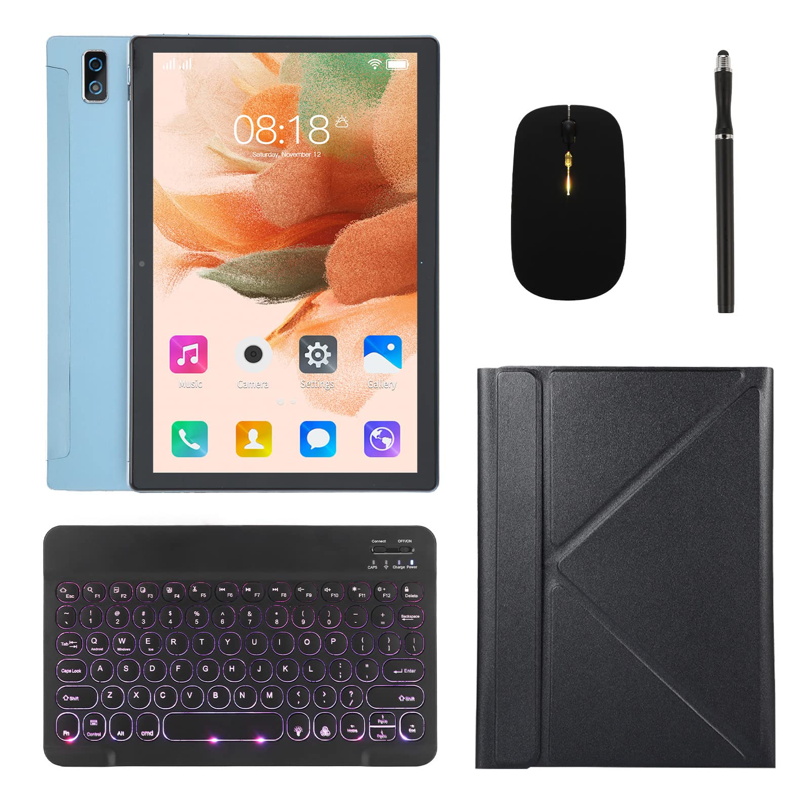 Aramox 10 Inch Tablet PC with 8GB RAM 128GB ROM - Fast Performance for Office Work, Online Learning & Entertainment (Blue)